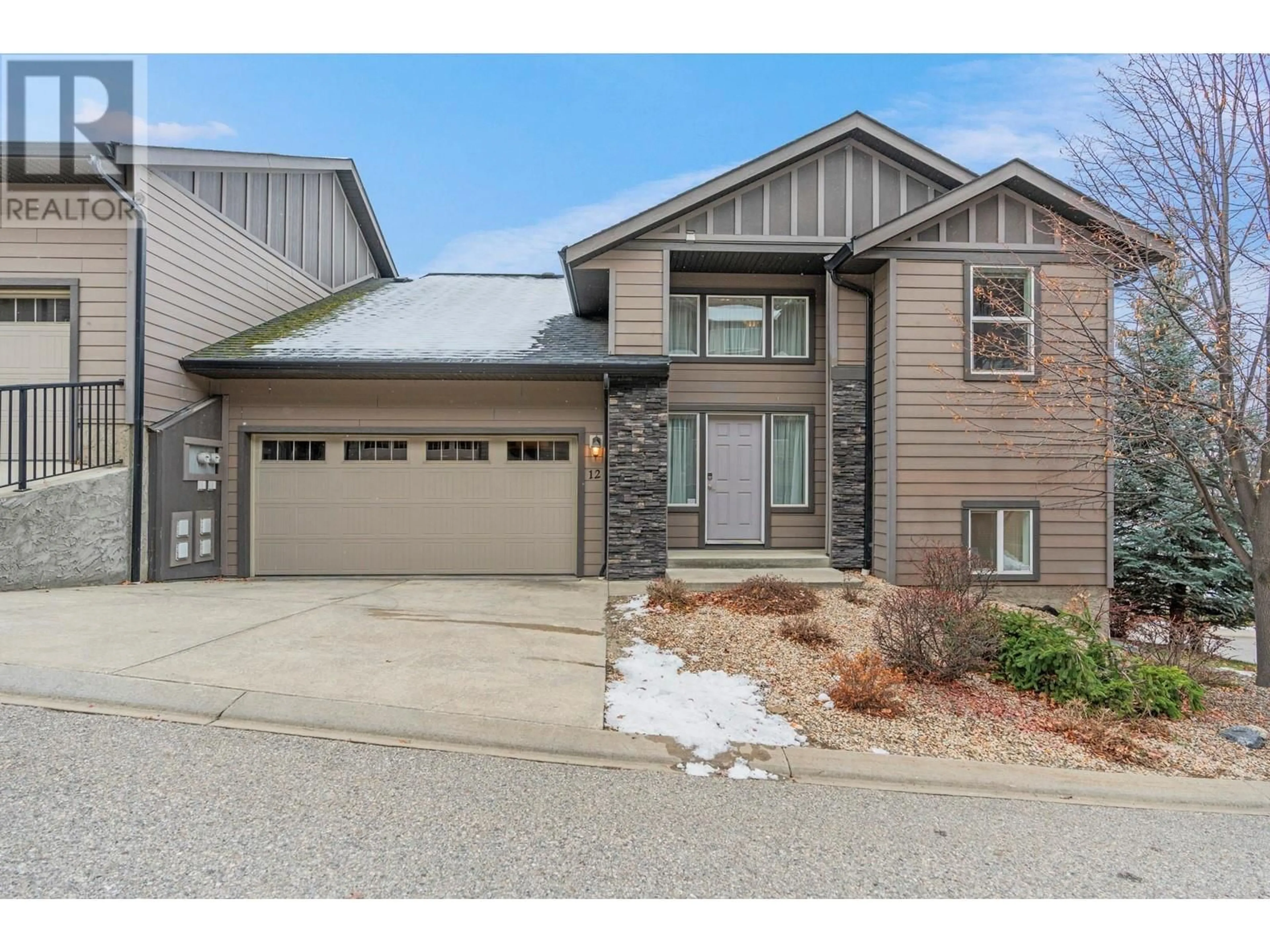 Frontside or backside of a home, the street view for 995 Mt. Ida Drive Unit# 12, Vernon British Columbia V1B4C3