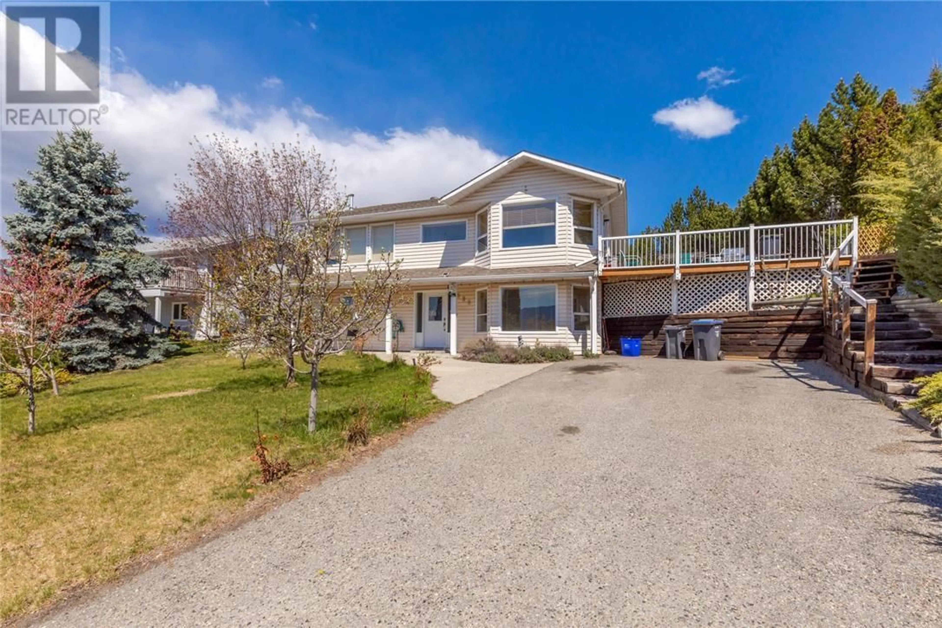 A pic from outside/outdoor area/front of a property/back of a property/a pic from drone, street for 886 STEVENSON ROAD, West Kelowna British Columbia V1Z1N2