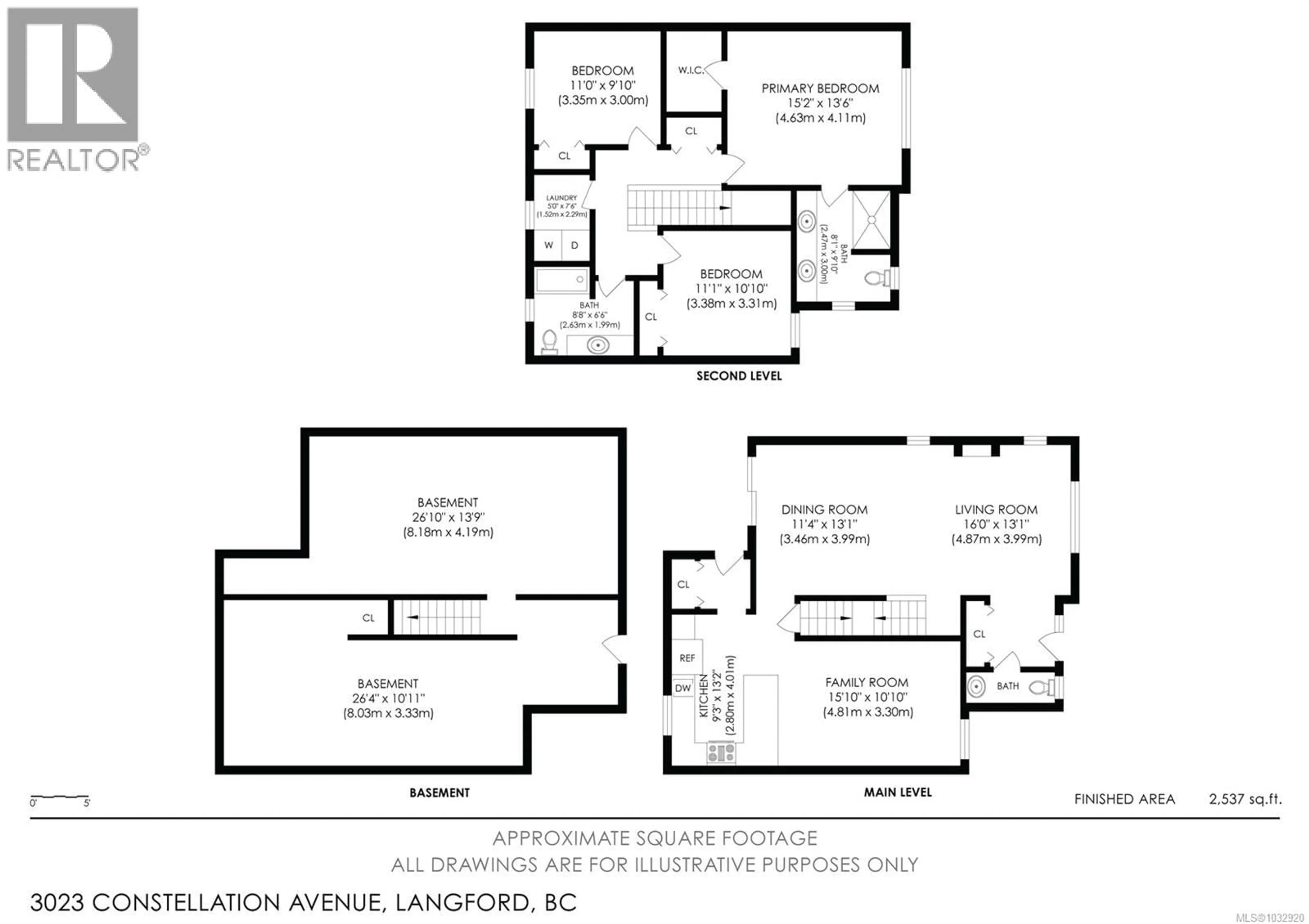Floor plan for 3023 CONSTELLATION AVENUE, Langford British Columbia V9B0V2