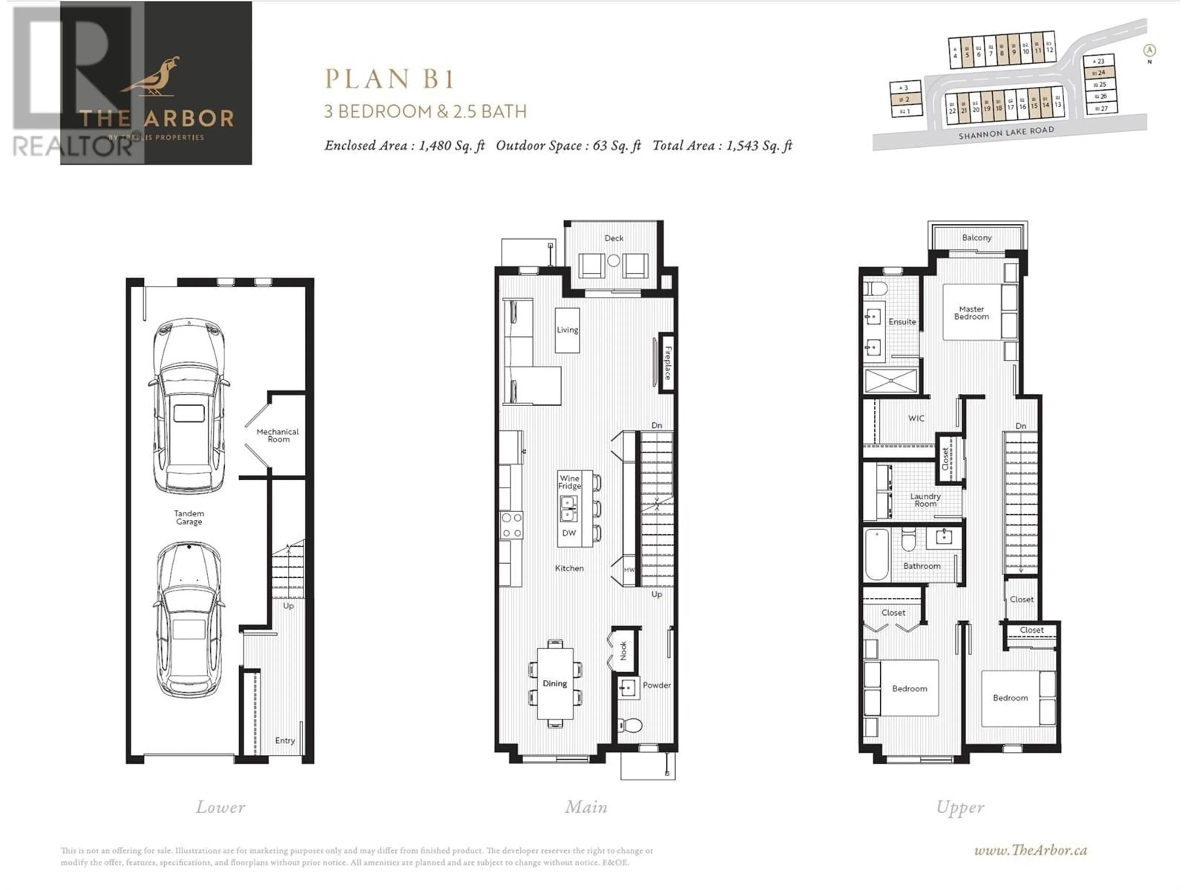 Floor plan for 1975 Shannon Lake Road Unit# 8 Lot# 8, West Kelowna British Columbia V4T1V5