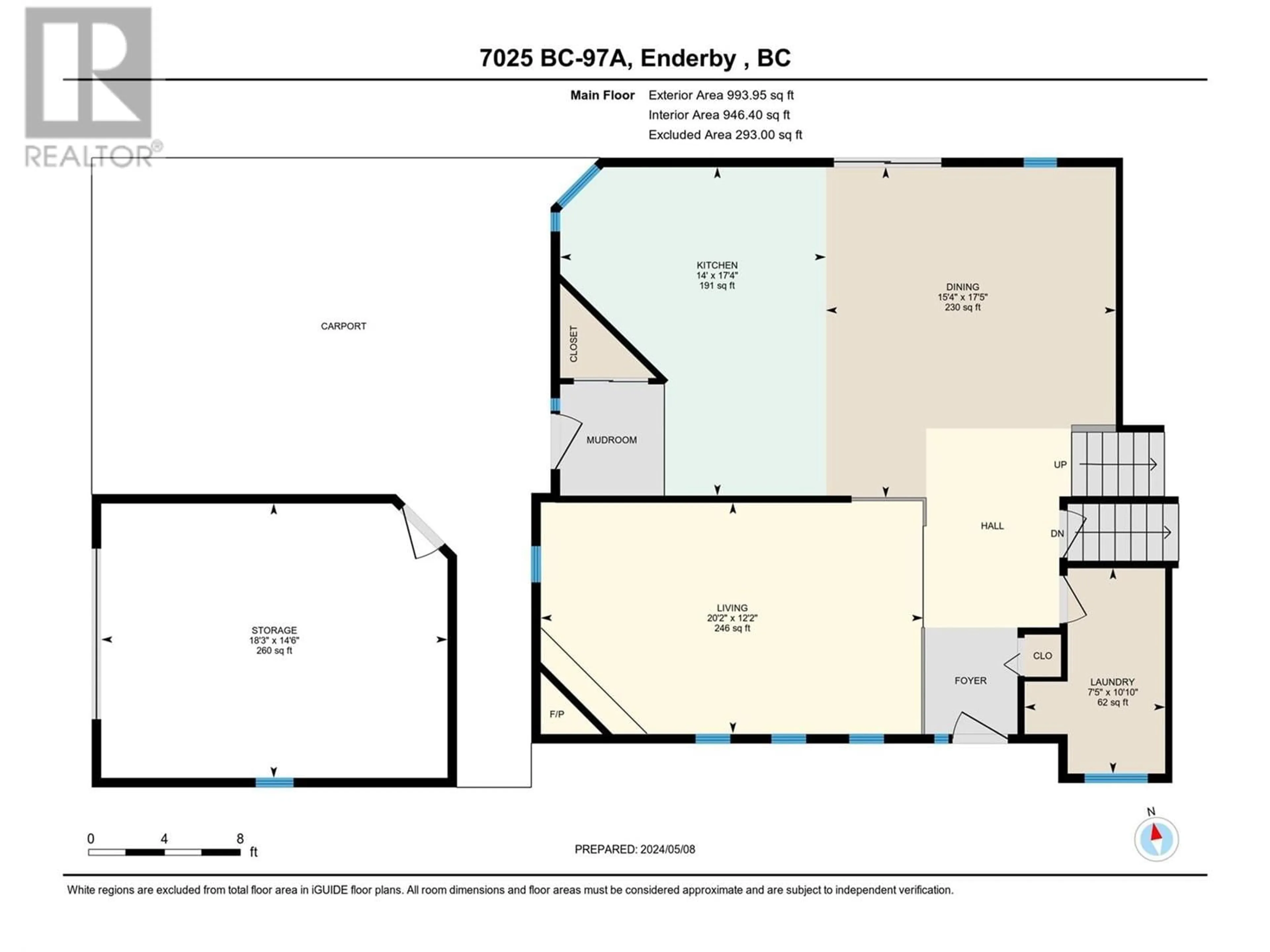 Floor plan for 7025 97a Highway Highway, Enderby British Columbia V0E1Y0