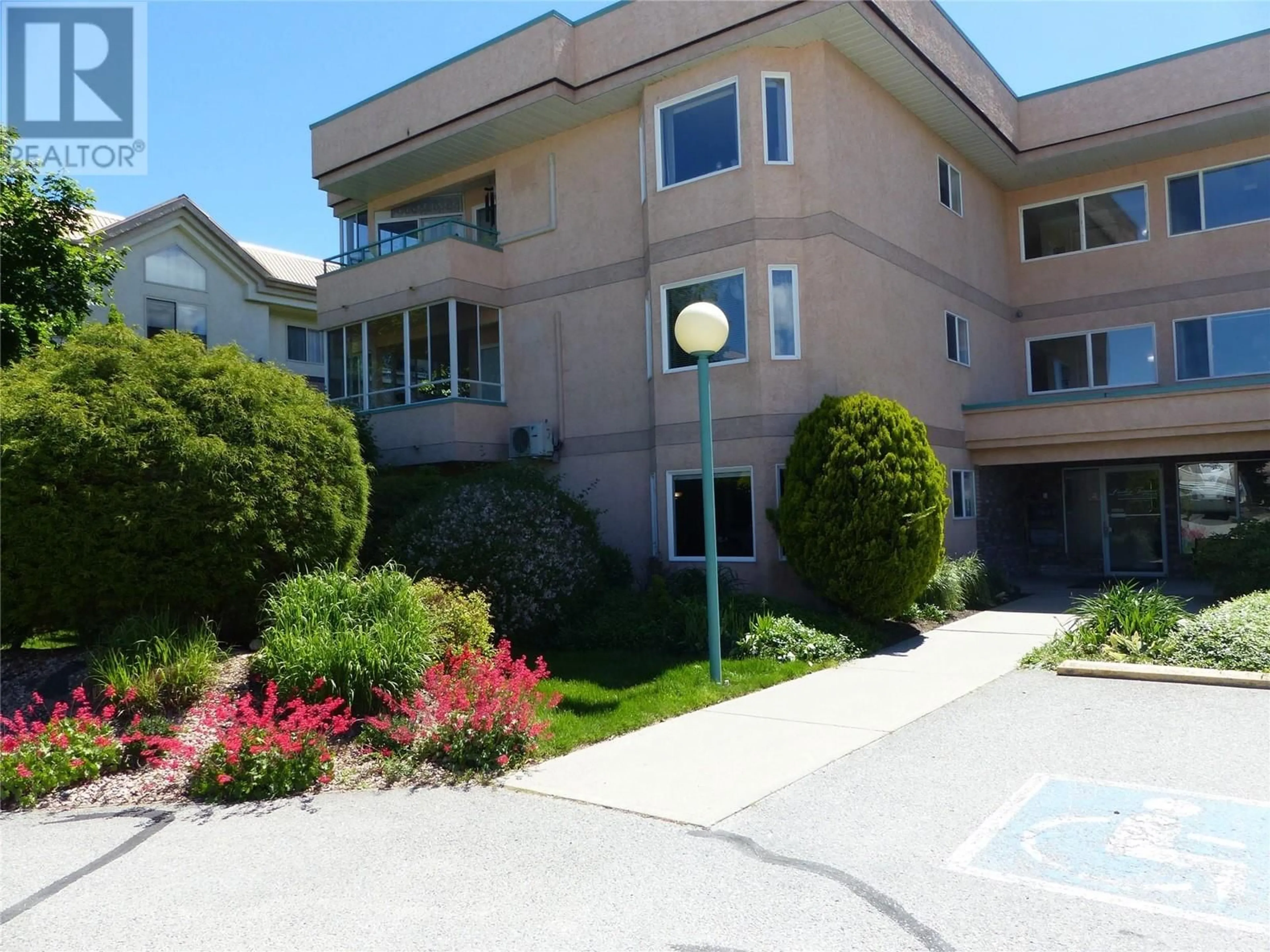 A pic from exterior of the house or condo, the front or back of building for 8700 Jubilee Road E Unit# 205, Summerland British Columbia V0H1Z5