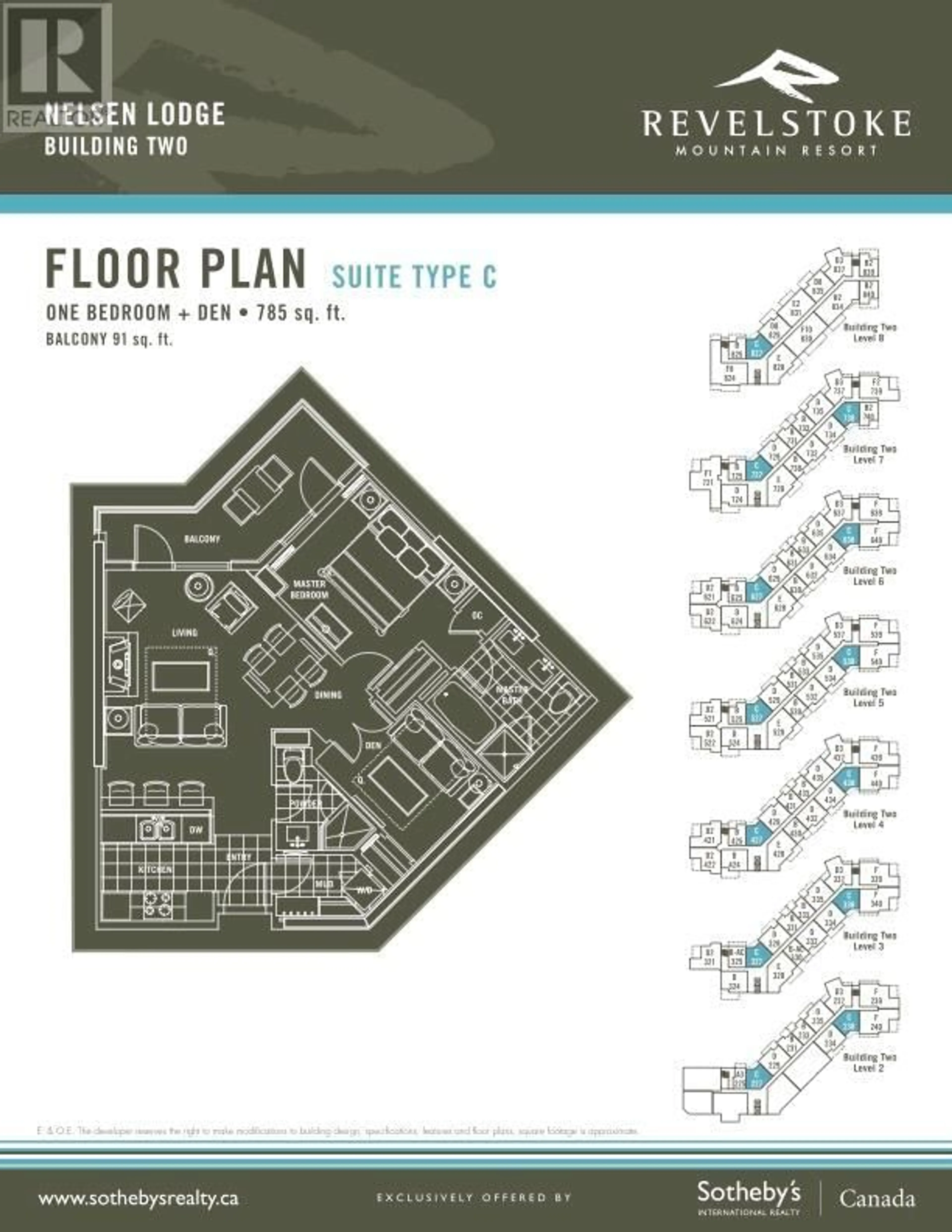 Floor plan for 2950 Camozzi Road Unit# 2527, Revelstoke British Columbia V0E2S1