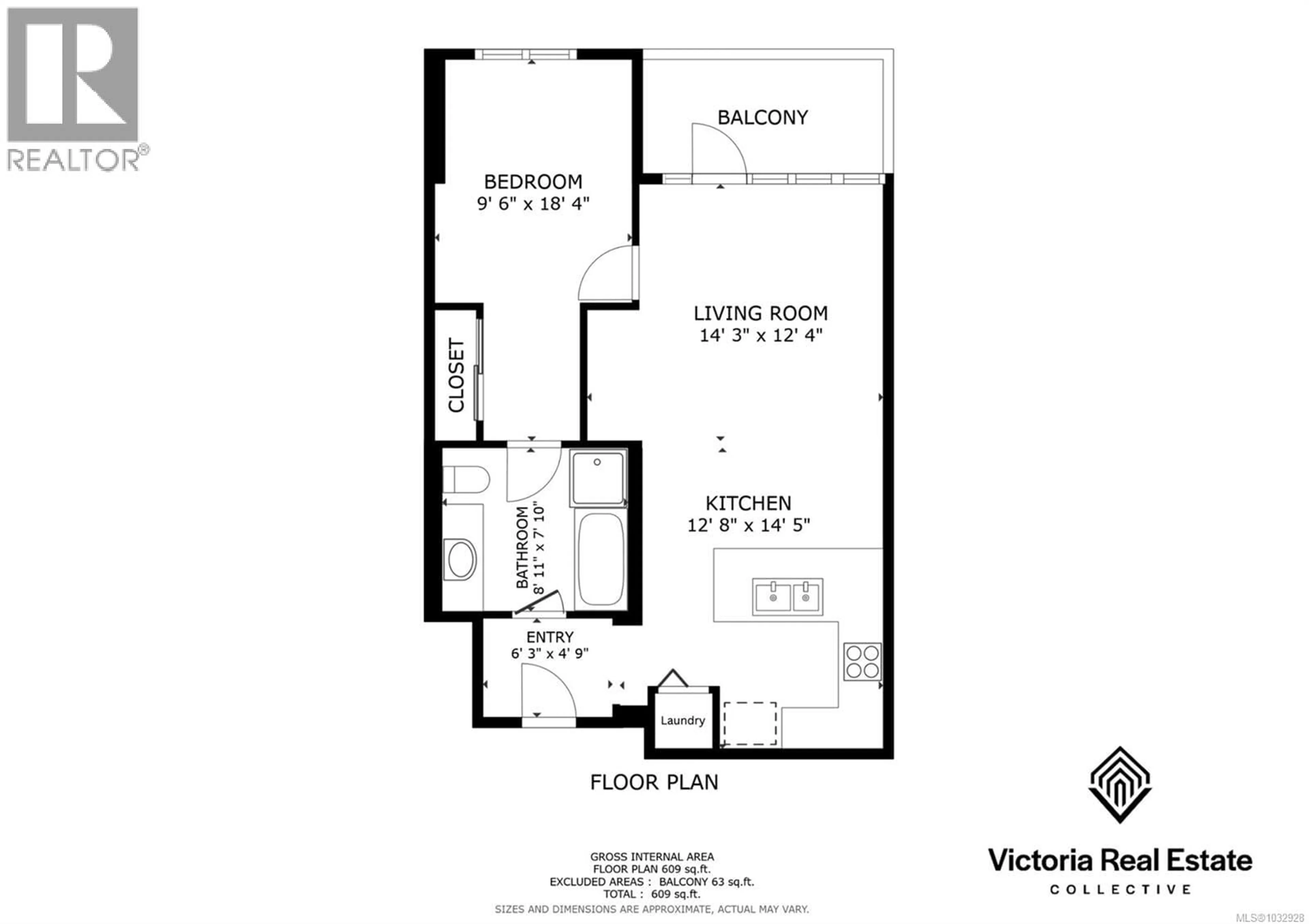 Floor plan for 308 - 373 TYEE ROAD, Victoria British Columbia V9A0B3