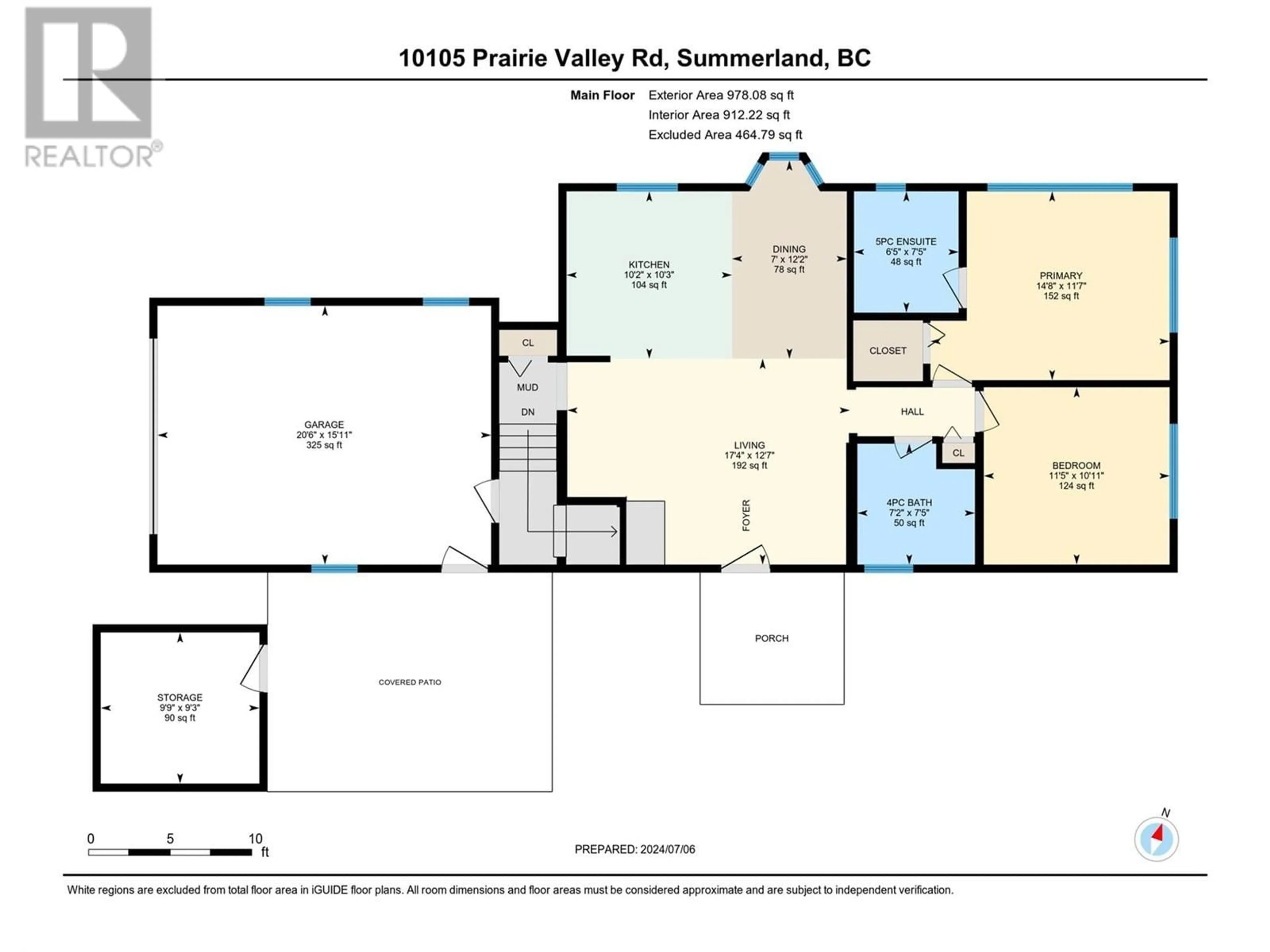 Floor plan for 10105 Prairie Valley Road, Summerland British Columbia V0H1Z2