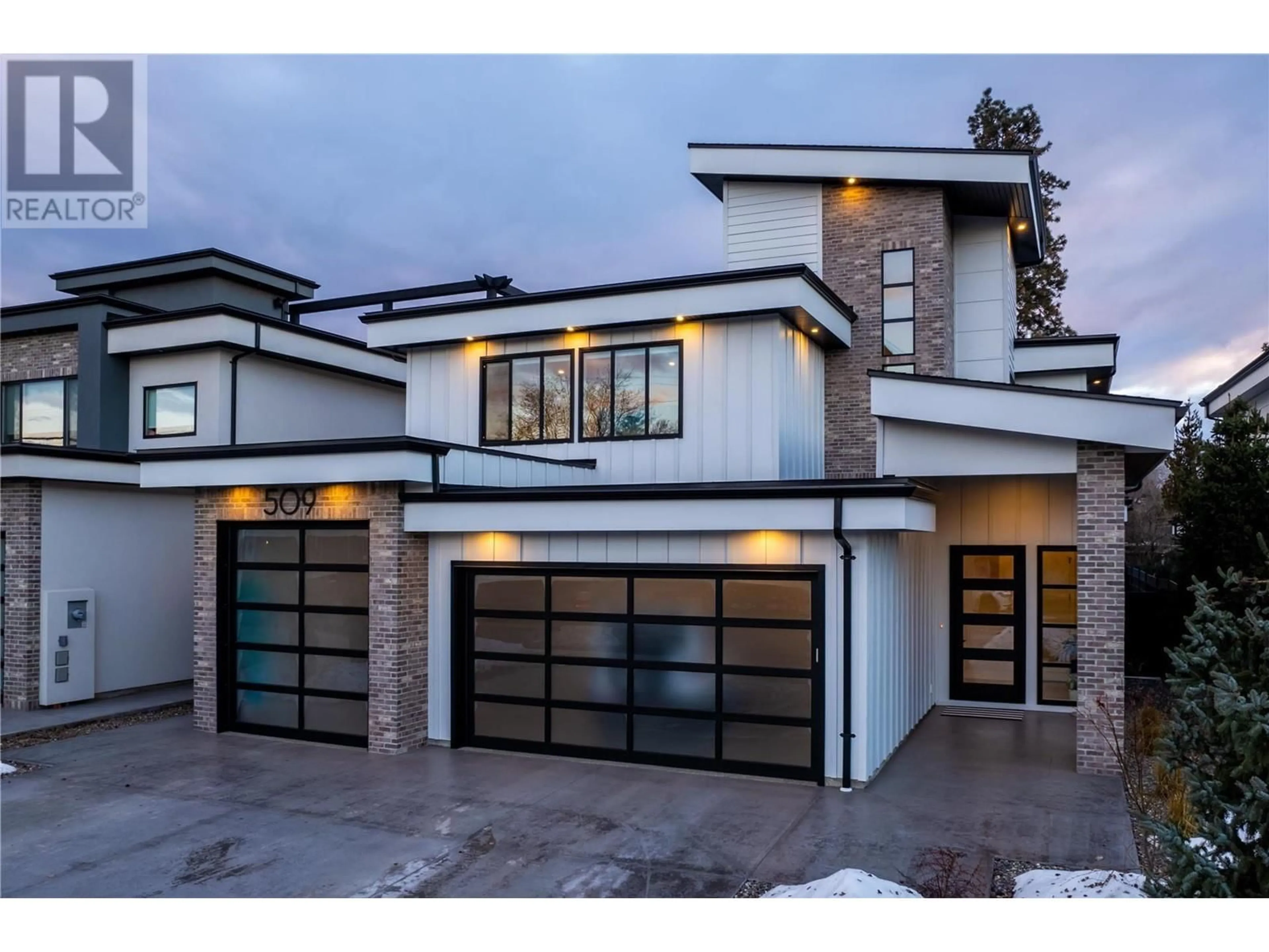 Home with brick exterior material, street for 509 ELDORADO ROAD, Kelowna British Columbia V1W1G7