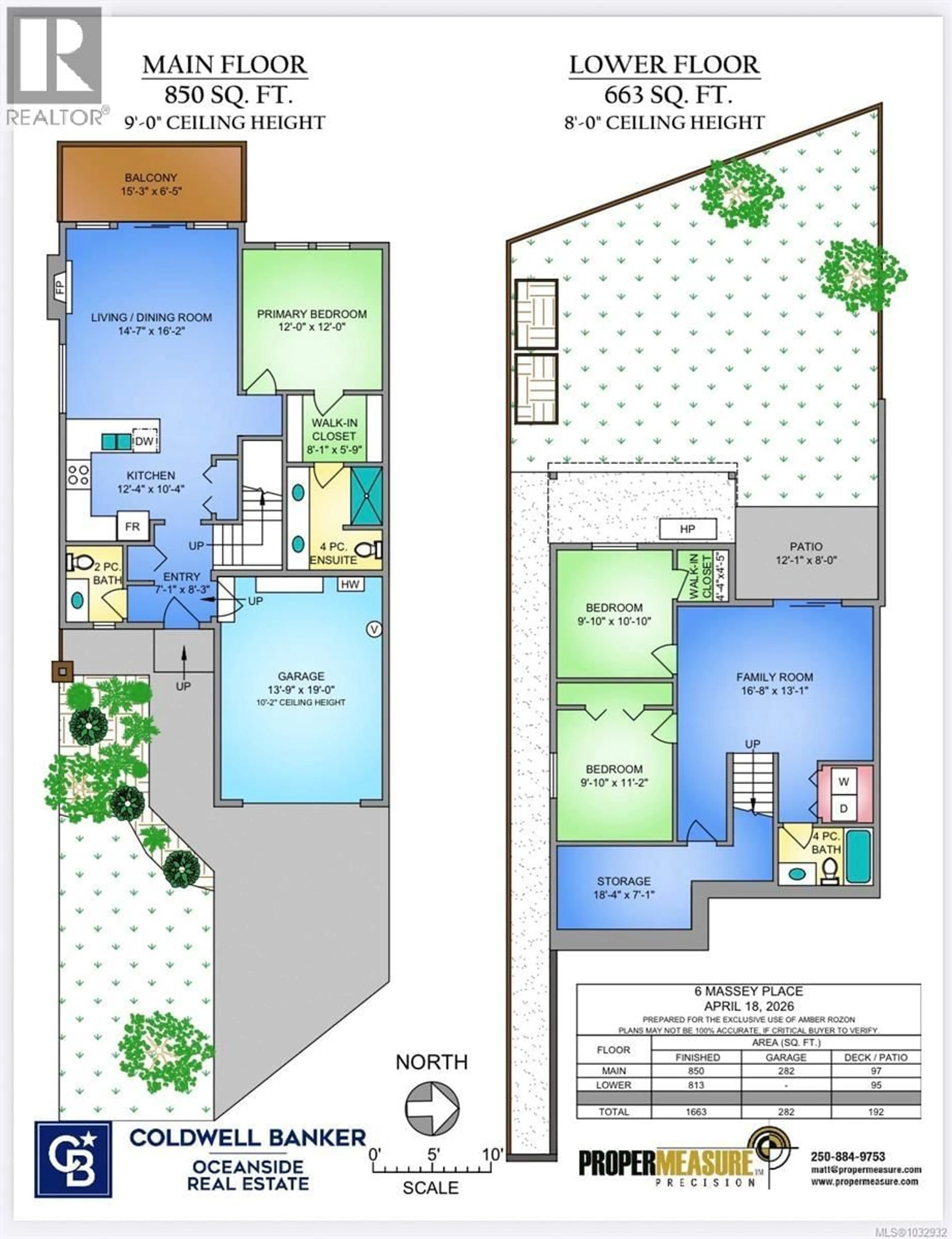 Floor plan for 6 MASSEY PLACE, View Royal British Columbia V9B0S9