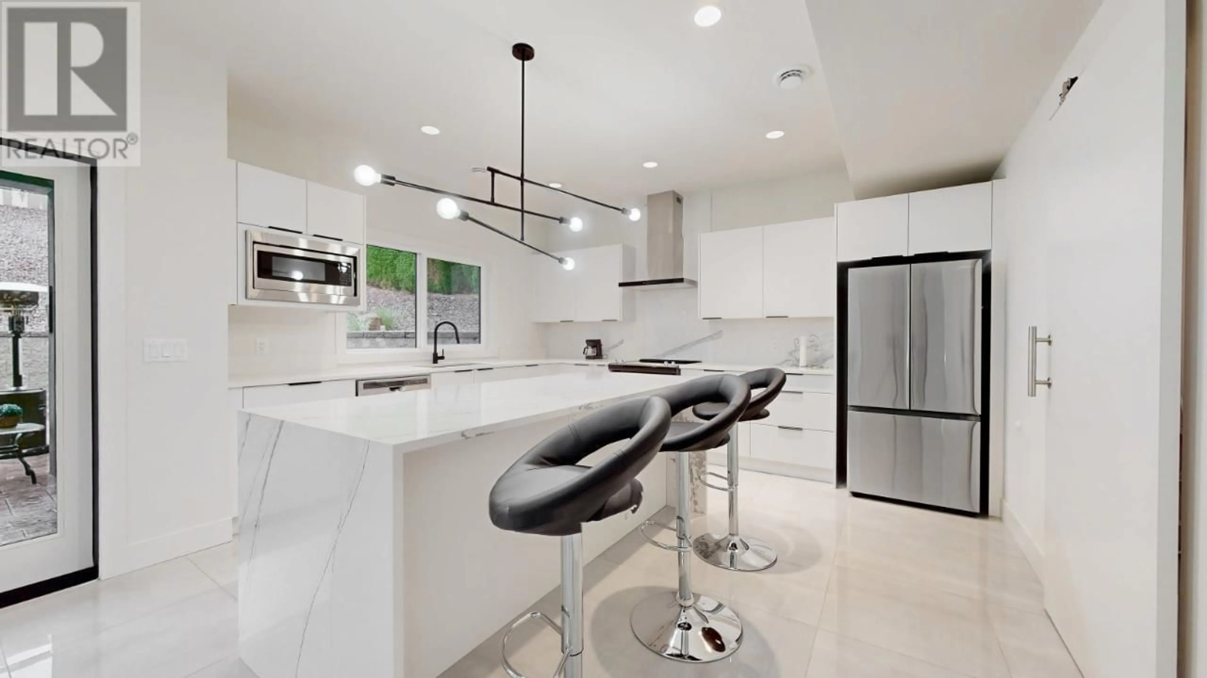 Contemporary kitchen, ceramic floors, mountain for 11706 QUAIL RIDGE Place, Osoyoos British Columbia V0H1V4