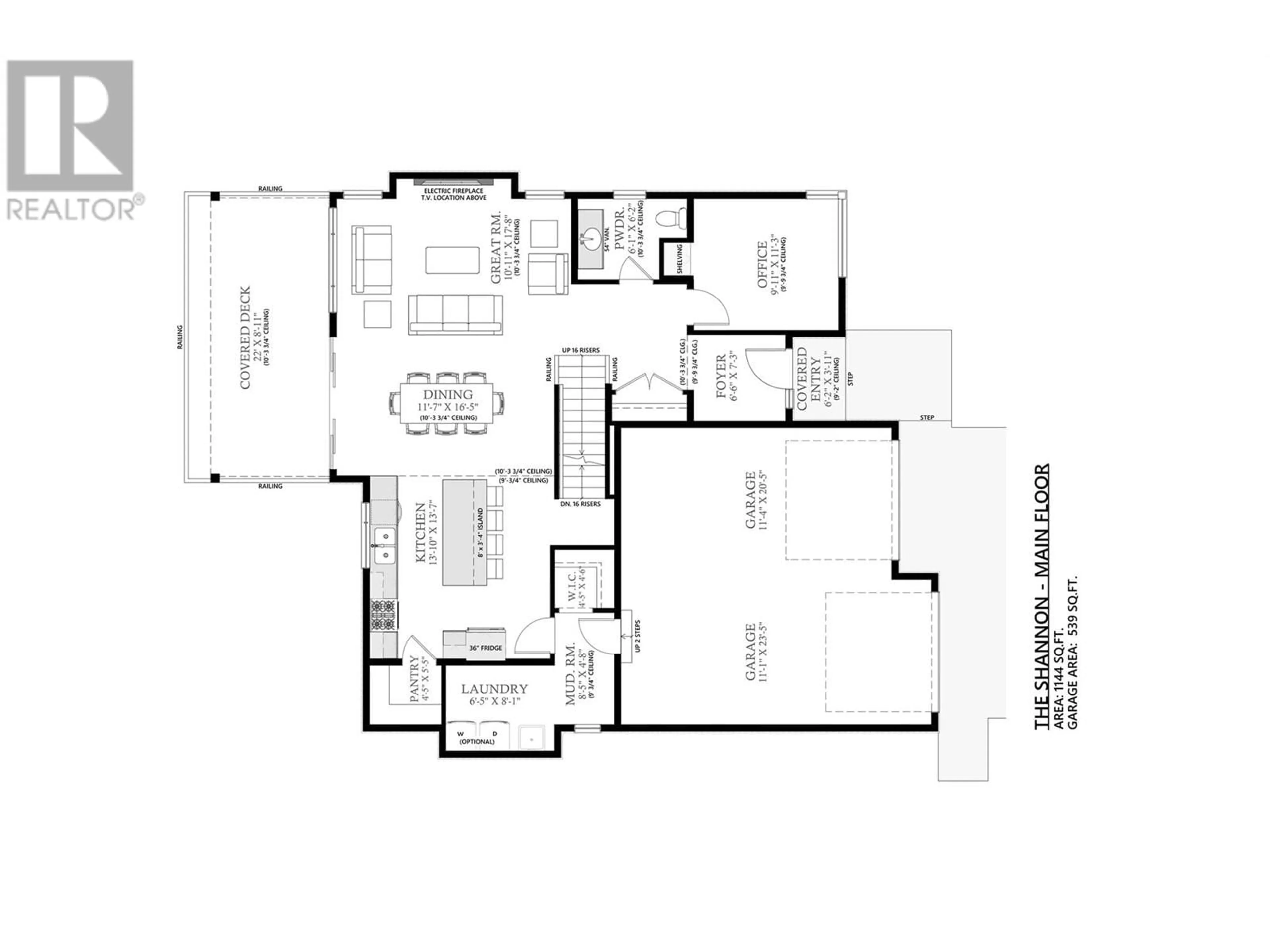 Floor plan for 3766 Davidson Court Lot# Trails 68, West Kelowna British Columbia V4T0B1