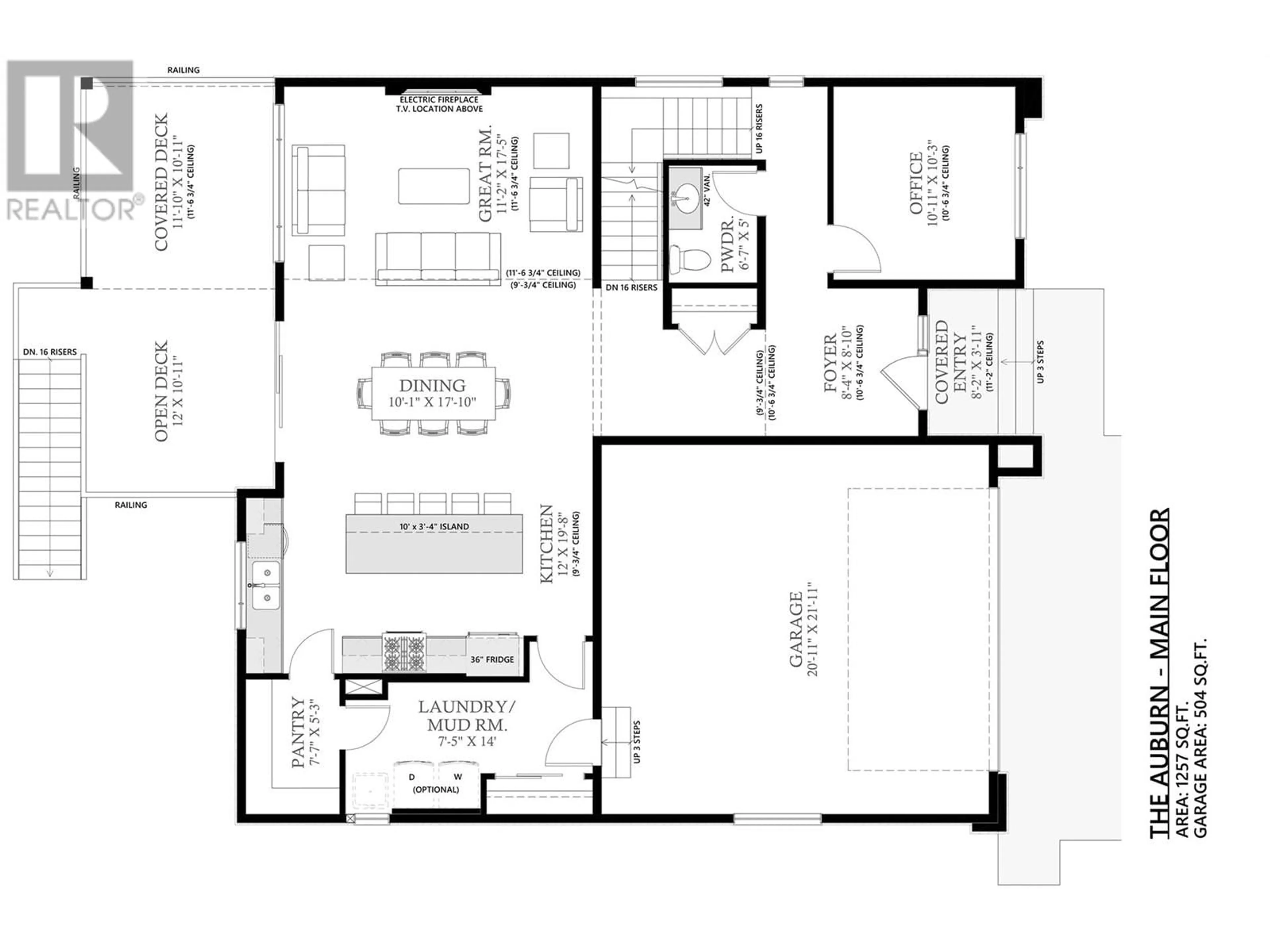 Floor plan for 3758 Davidson Court Lot# Trails 66, West Kelowna British Columbia V4T0B1