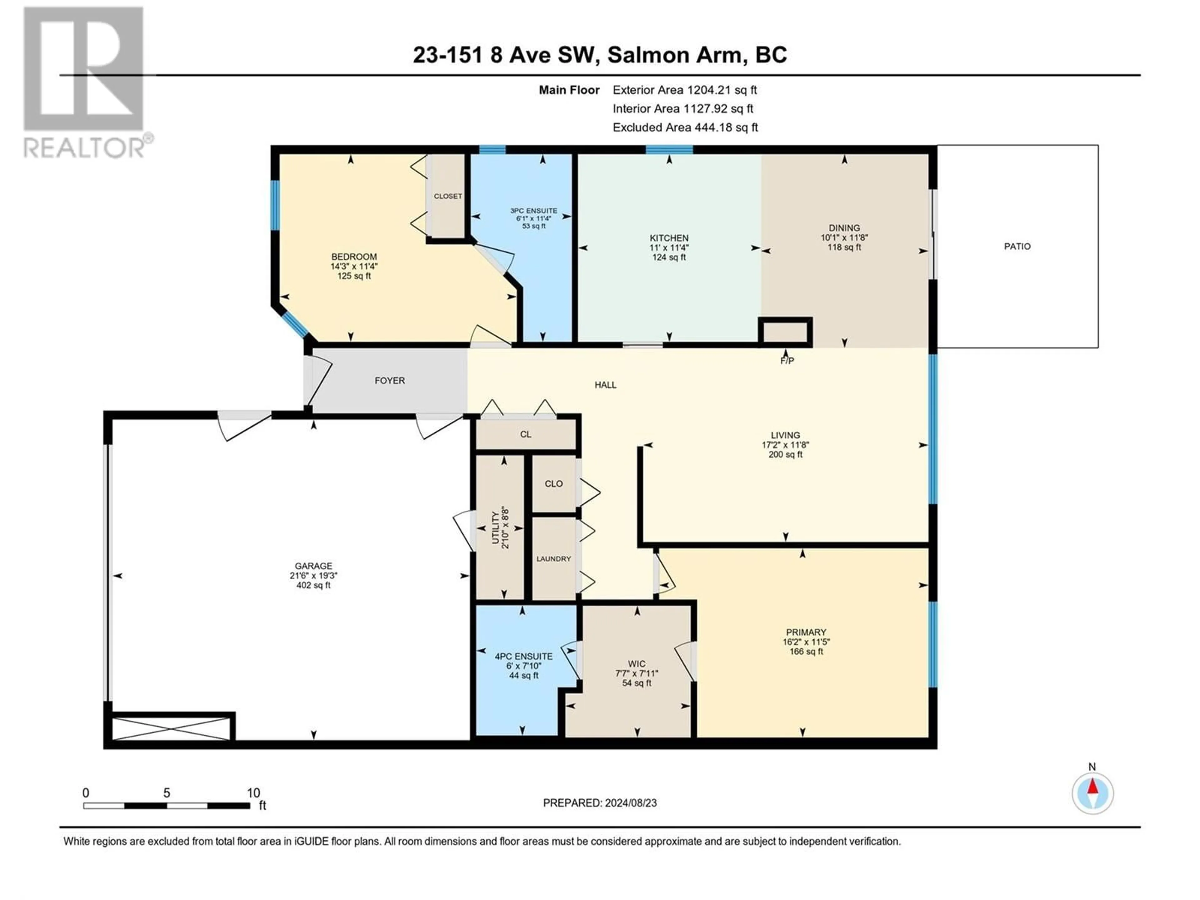 Floor plan for 151 8 Avenue SW Unit# 23, Salmon Arm British Columbia V1E1B9