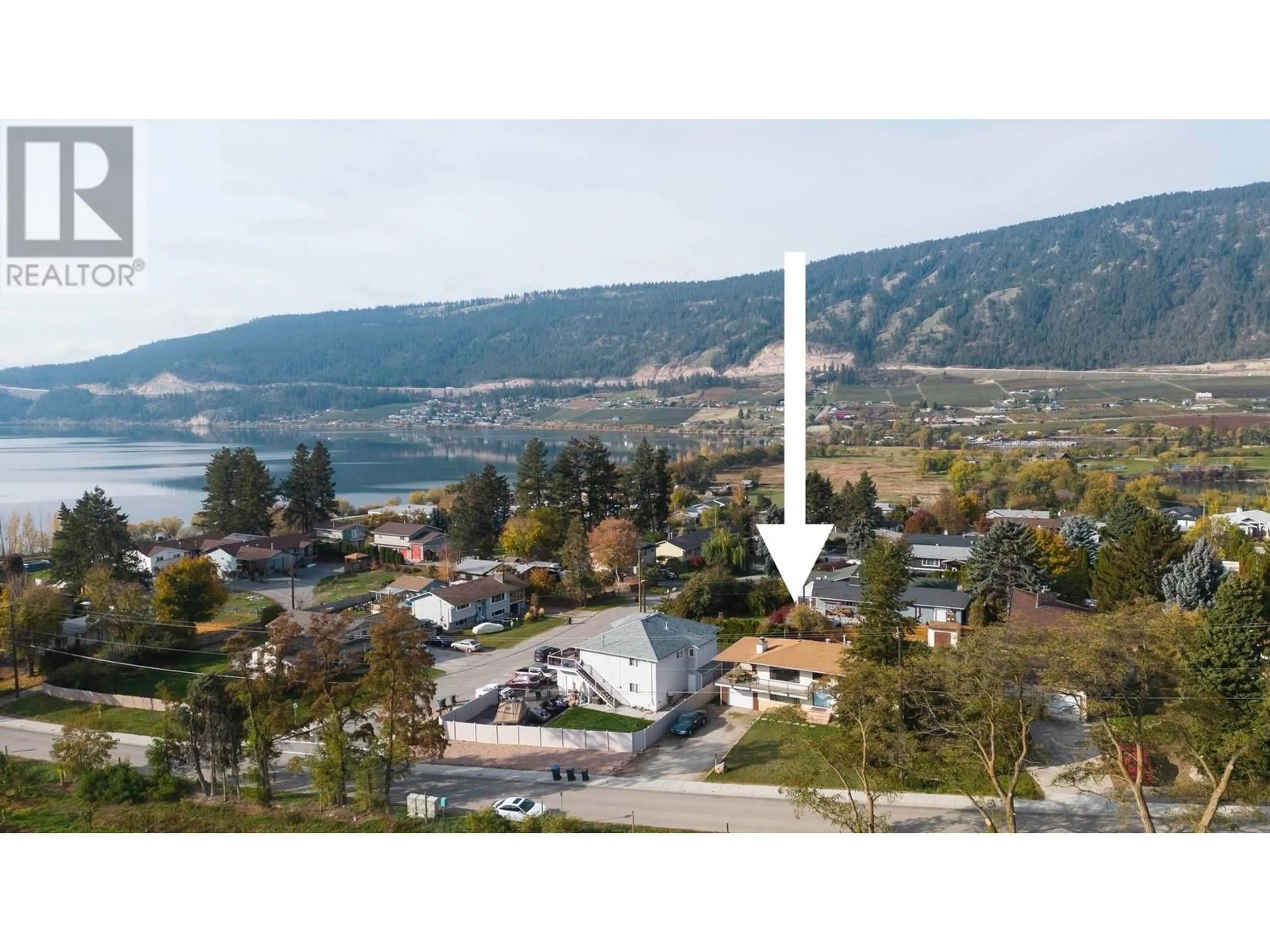 A pic from outside/outdoor area/front of a property/back of a property/a pic from drone, mountain view for 15638 GREENHOW ROAD, Lake Country British Columbia V4V2E7