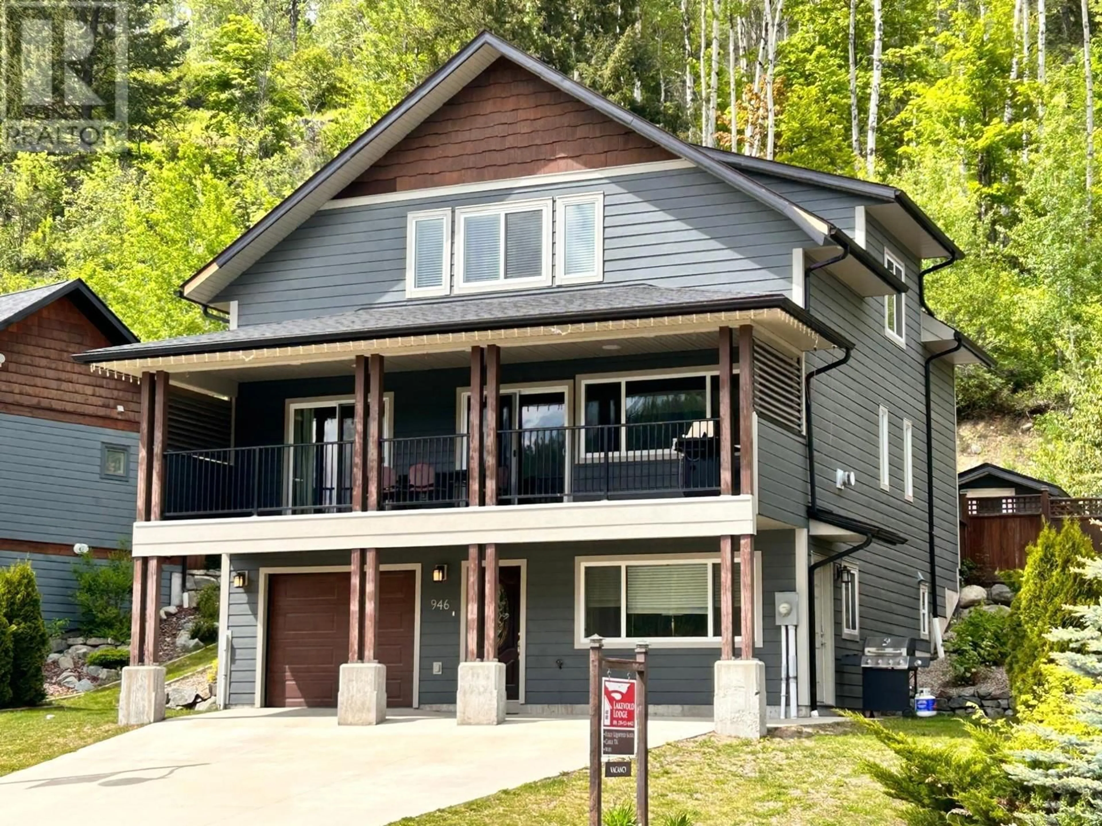 Frontside or backside of a home, cottage for 946 REDSTONE Drive, Rossland British Columbia V0G1Y0