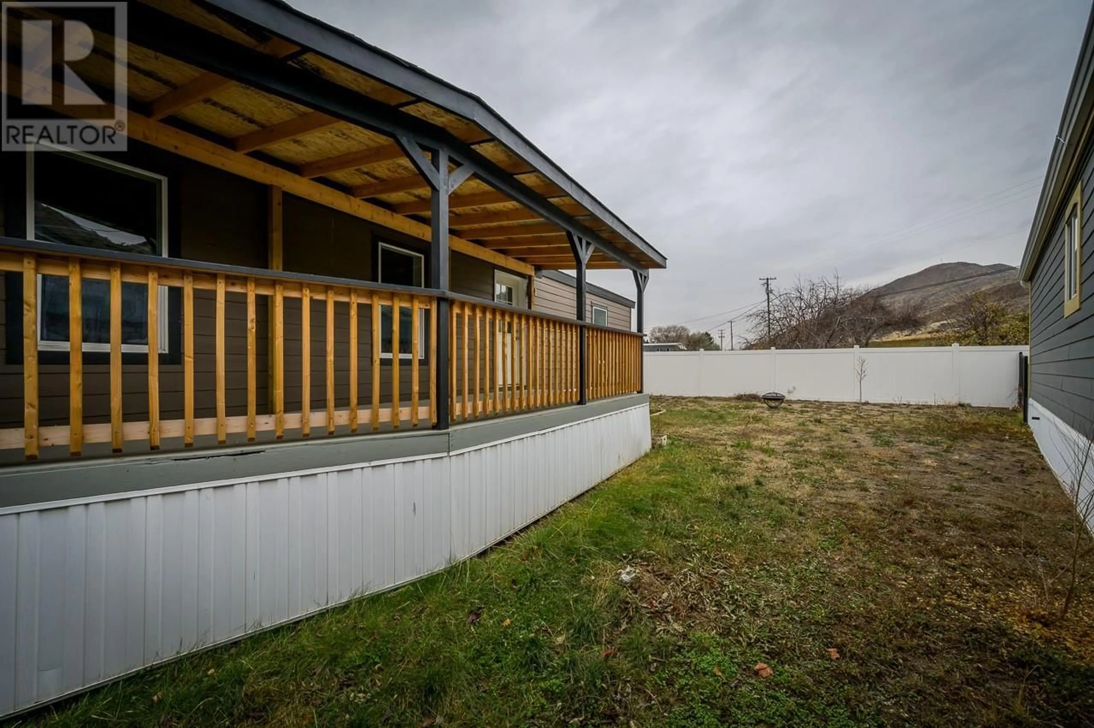 Patio, the fenced backyard for 1781 ORD Road Unit# 8, Kamloops British Columbia V2B0E8