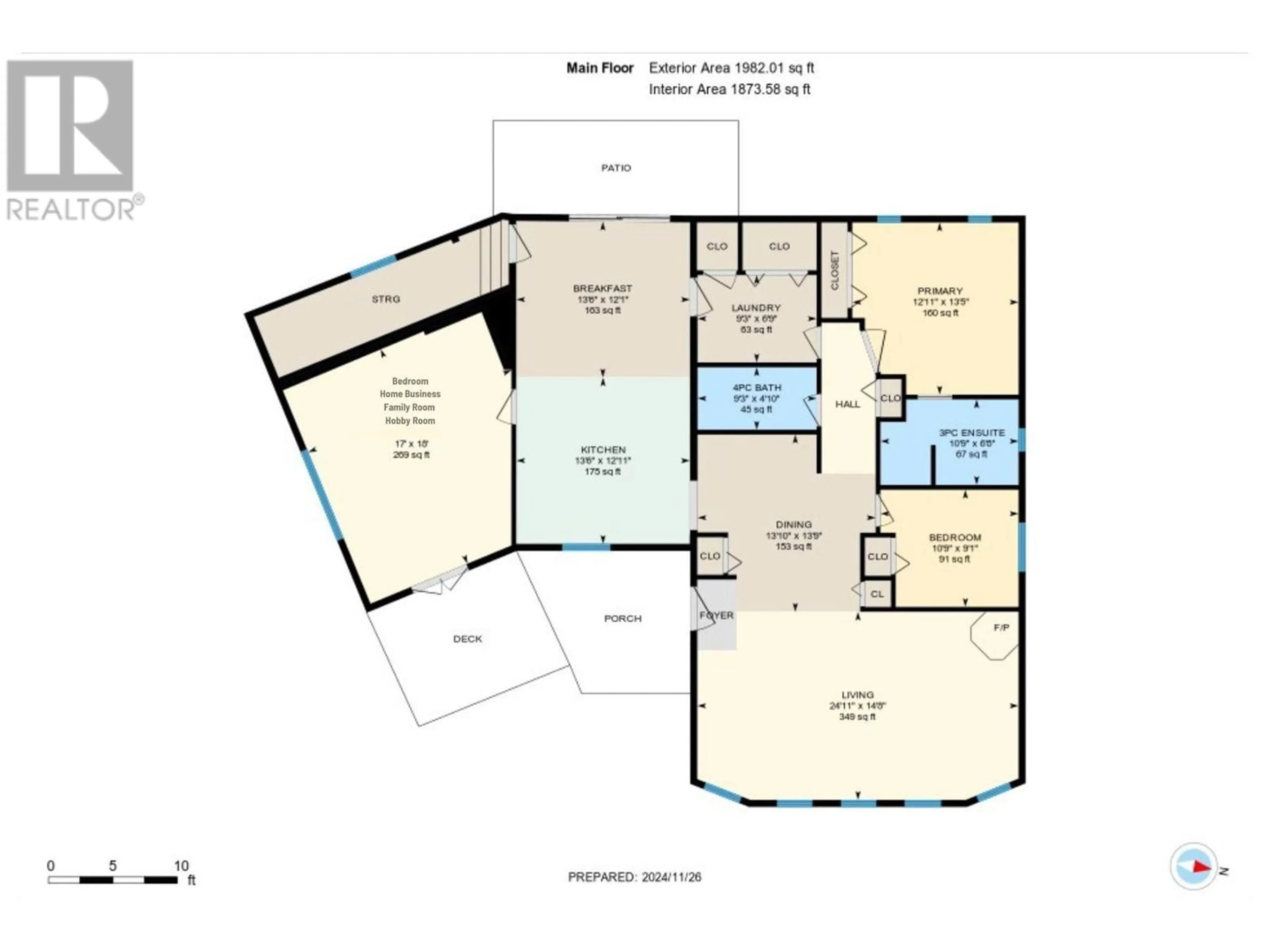 Floor plan for 106 Crescent Drive, Enderby British Columbia V0E1V2