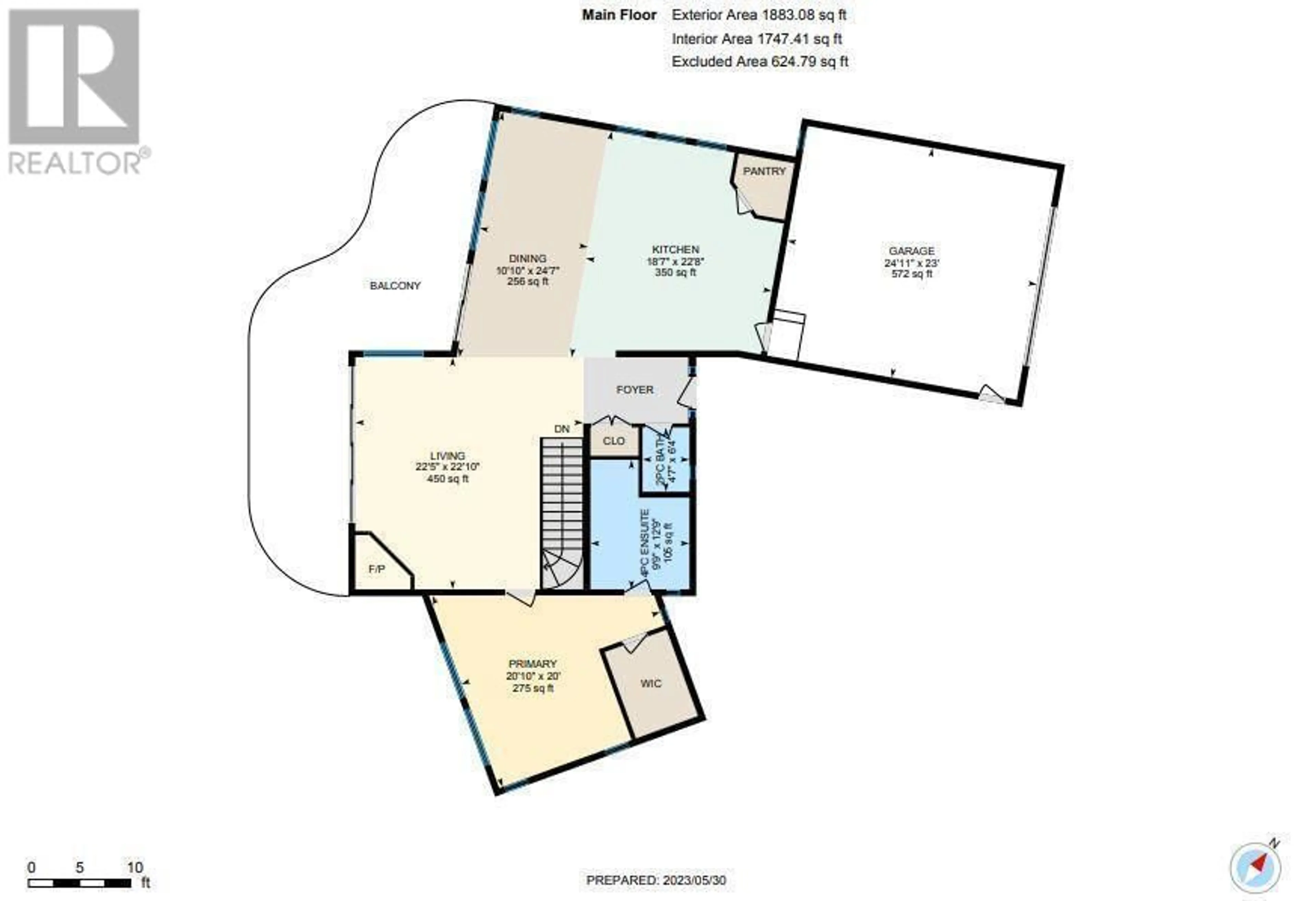 Floor plan for 209 Ricard Place, Okanagan Falls British Columbia V0H1R5