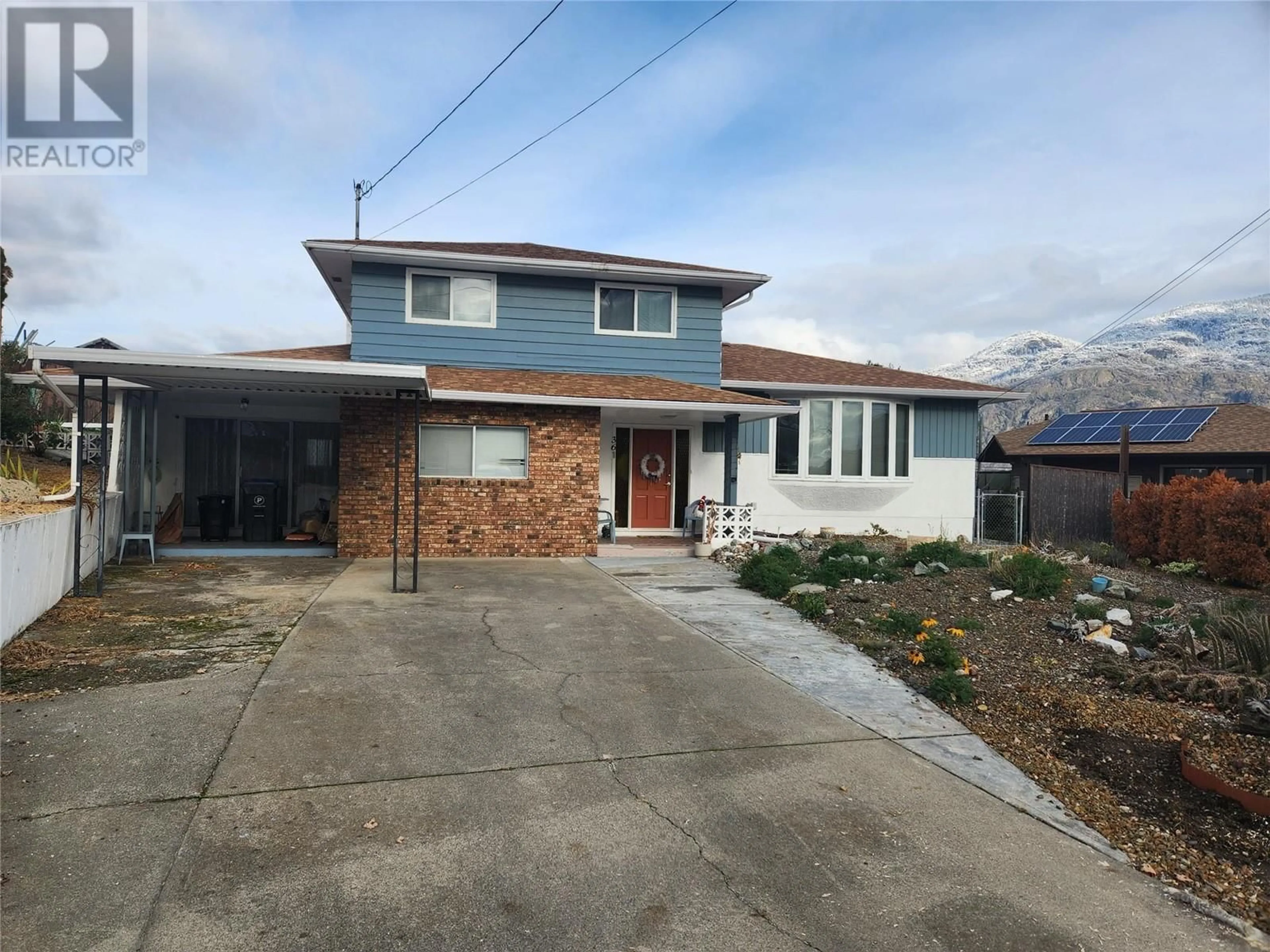 Frontside or backside of a home, the street view for 36 Finch Crescent, Osoyoos British Columbia V0H1V0