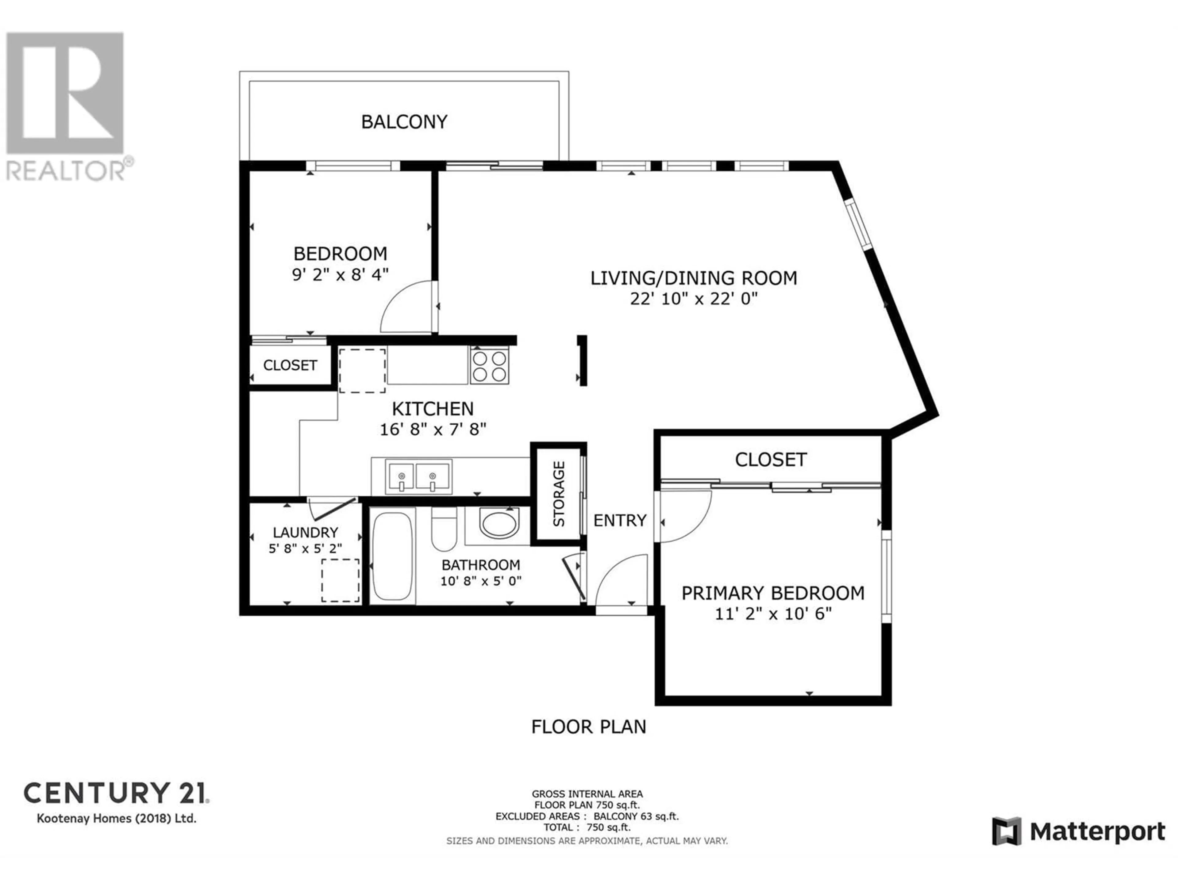 Floor plan for 1611 Nickleplate Road Unit# 407 Lot# SL , Rossland British Columbia V0G1Y0