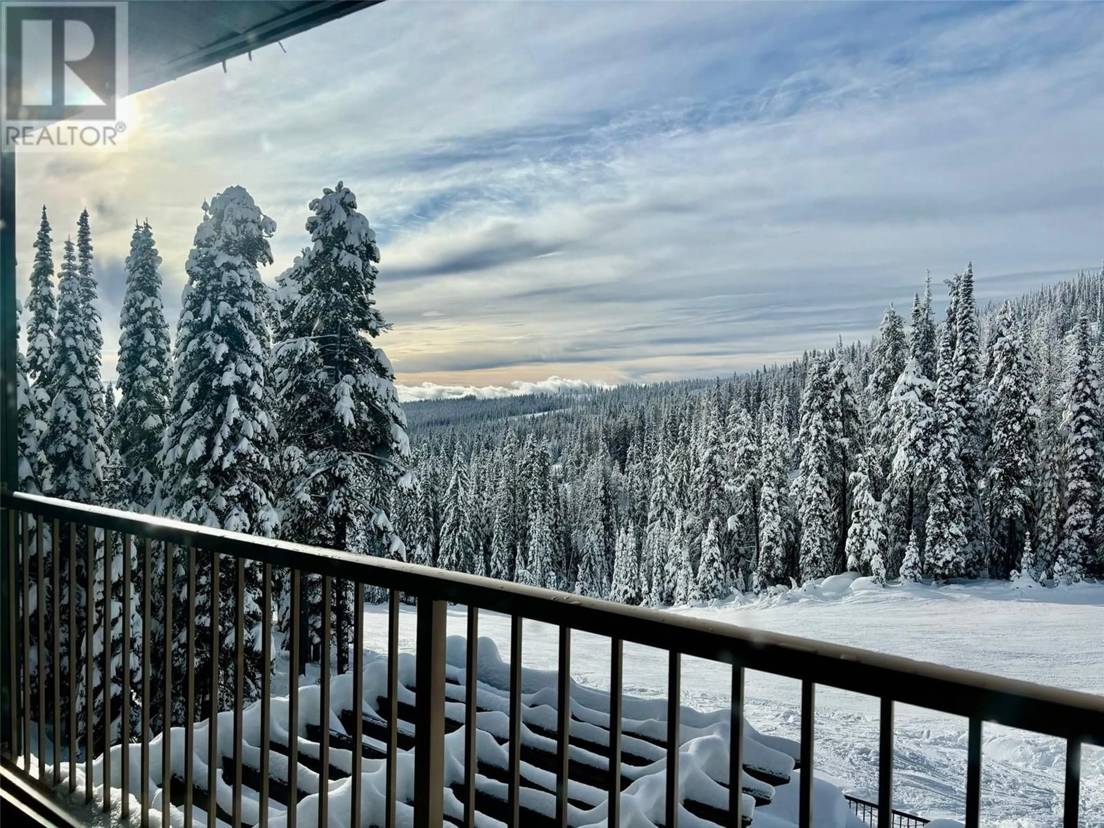 Balcony in the apartment, the view of mountain for 20 Kettleview Road Unit# 310, Big White British Columbia V1P1P3