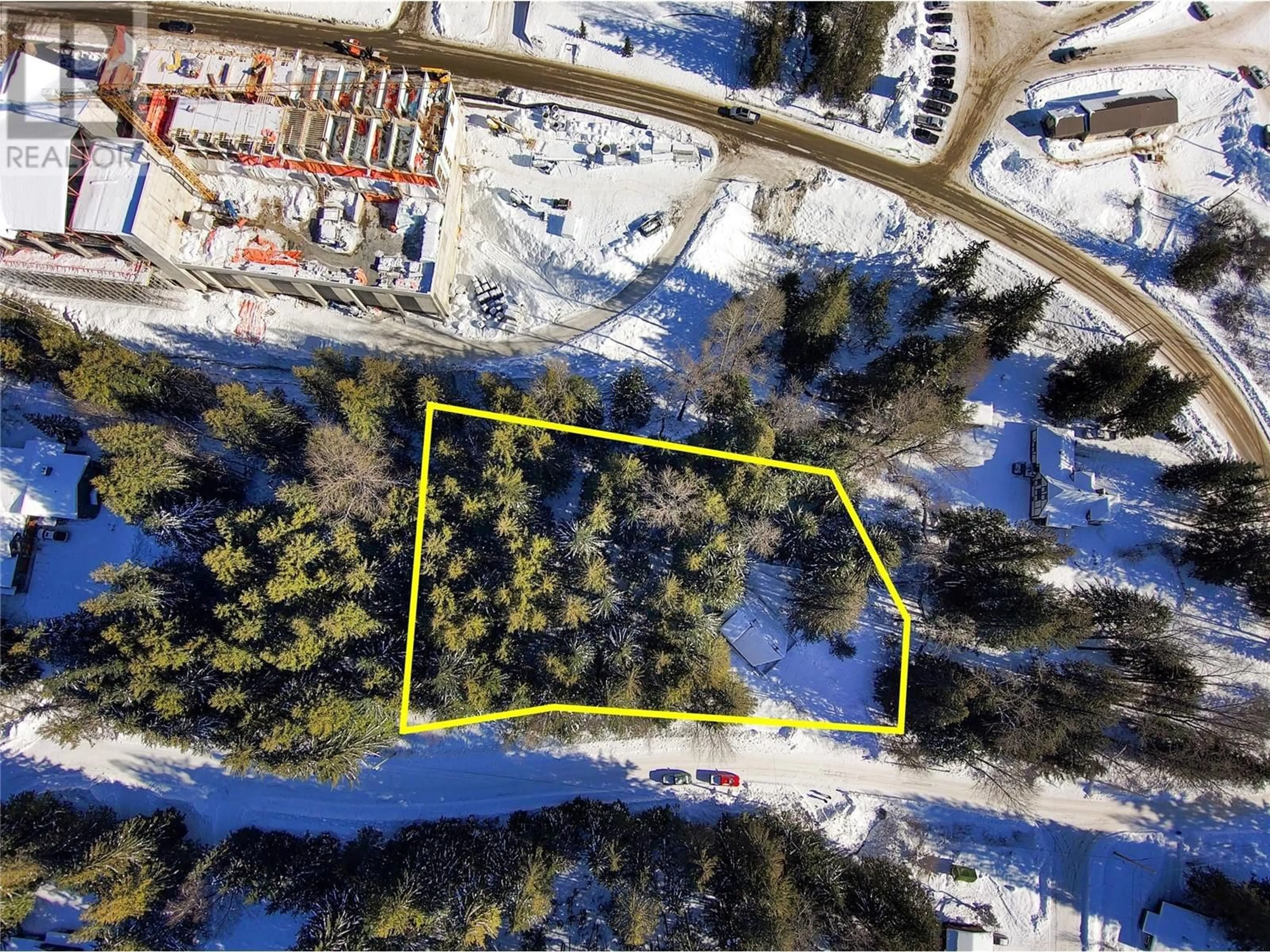 A pic from outside/outdoor area/front of a property/back of a property/a pic from drone, street for 3104 MCINNES ROAD, Revelstoke British Columbia V0E2S0