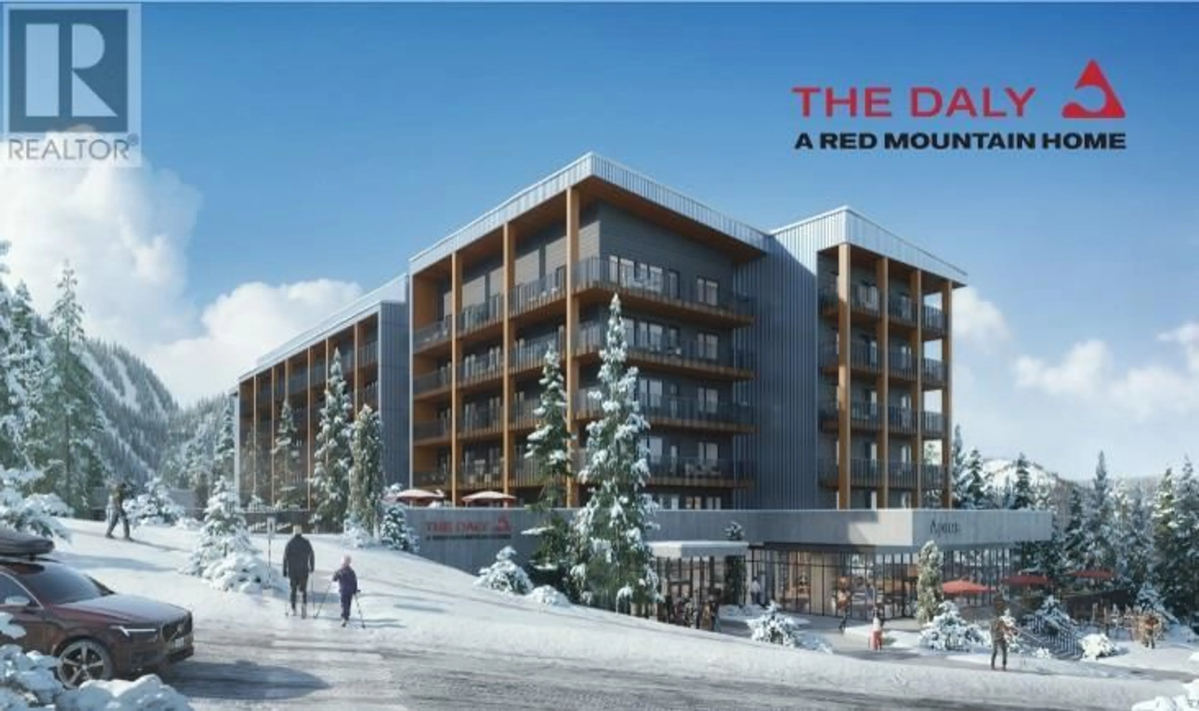 A pic from exterior of the house or condo, the front or back of building for 4240 Red Mountain Road Unit# 215, Rossland British Columbia V0G1Y0