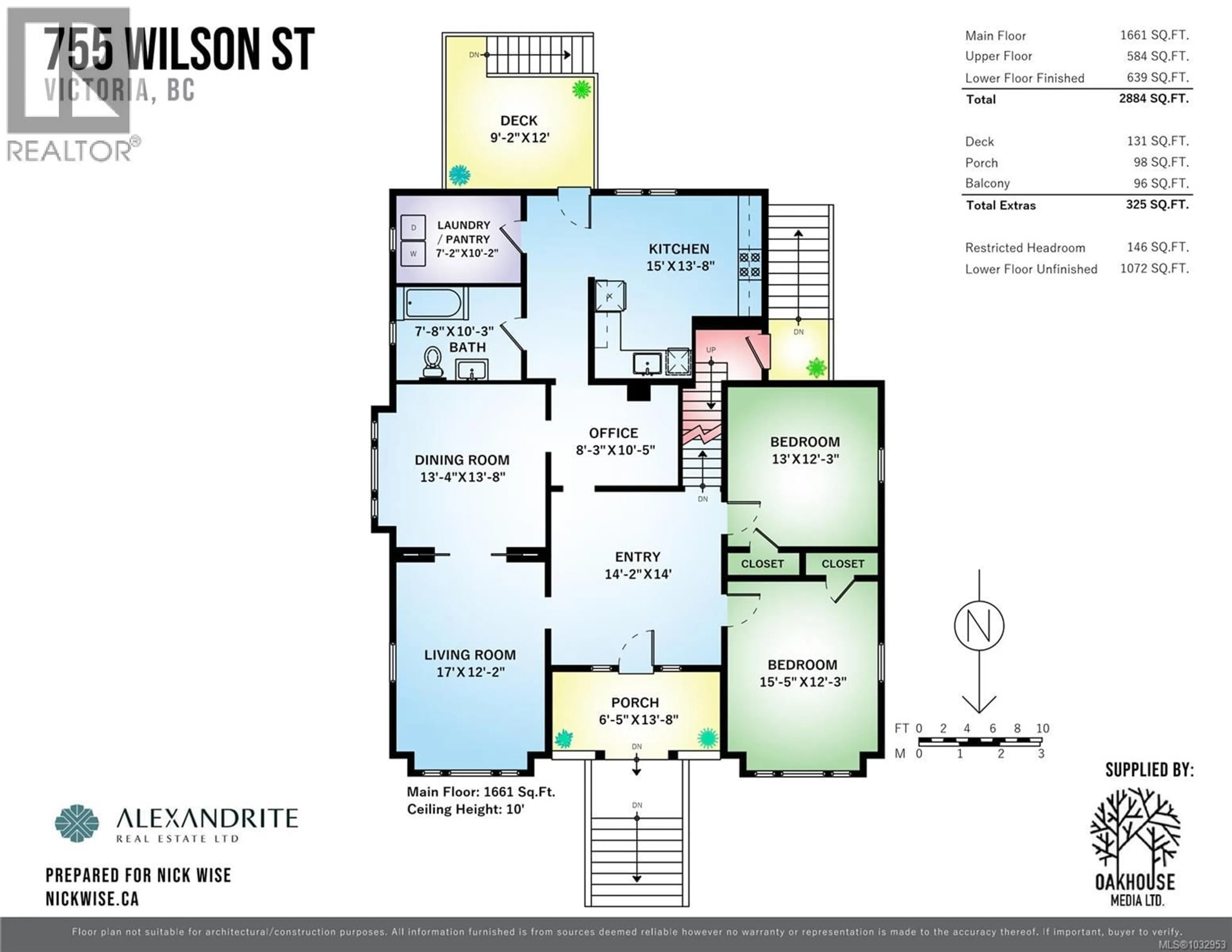 Floor plan for 755 WILSON STREET, Victoria British Columbia V9A3H4
