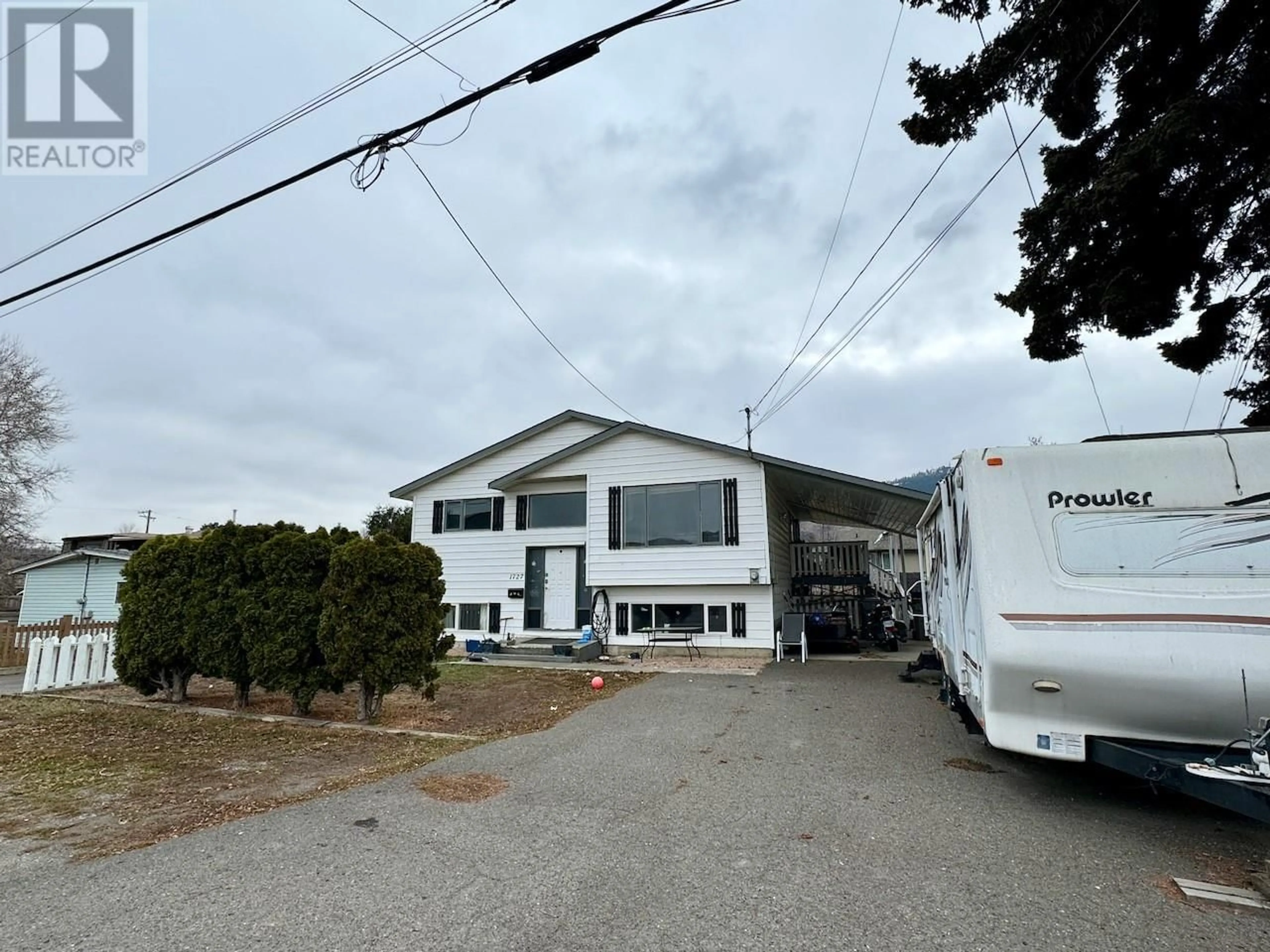 A pic from exterior of the house or condo, the front or back of building for 1727 HAPPYVALE Avenue, Kamloops British Columbia V2B4H4