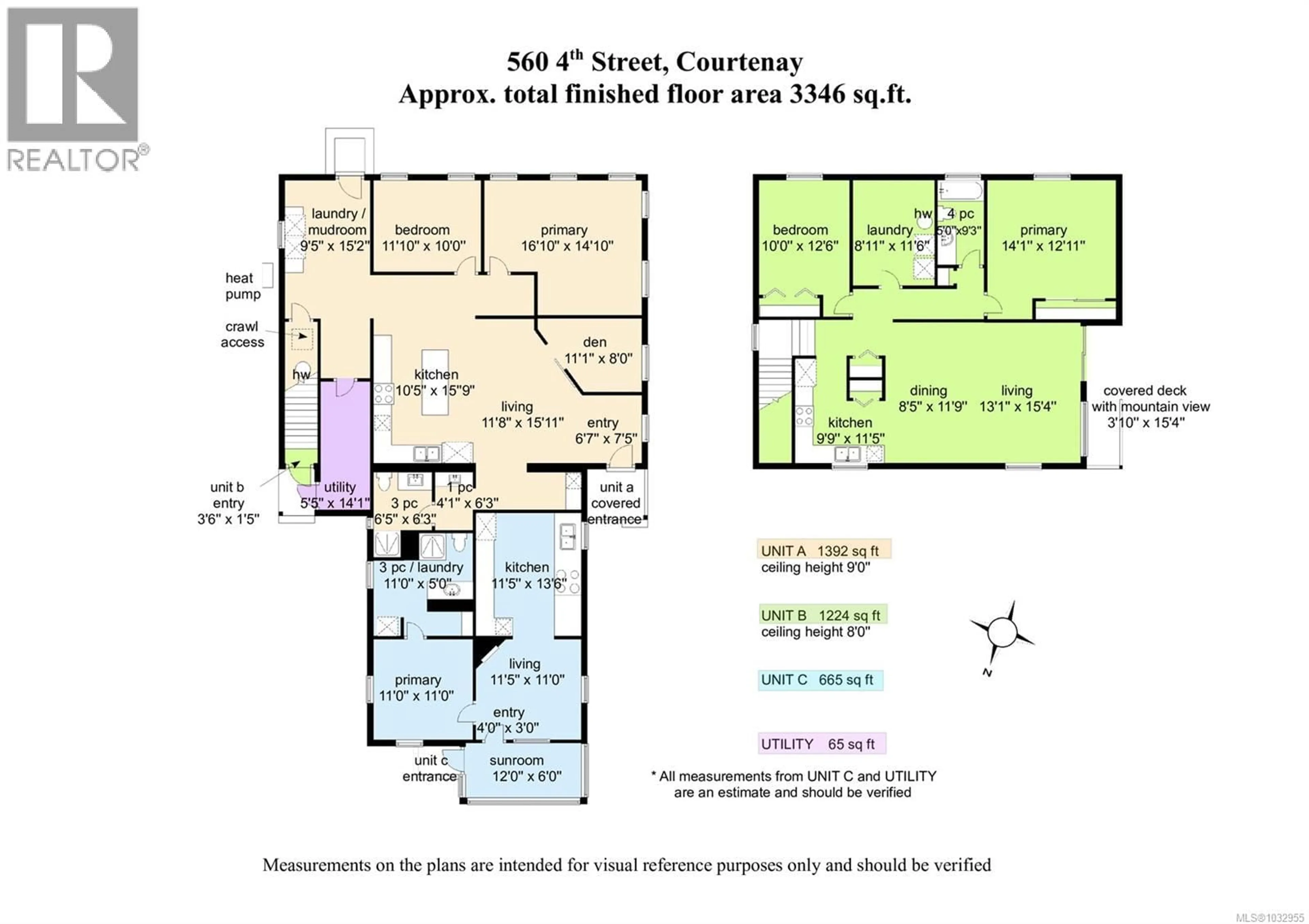 Floor plan for 560 4TH STREET, Courtenay British Columbia V9N1H2