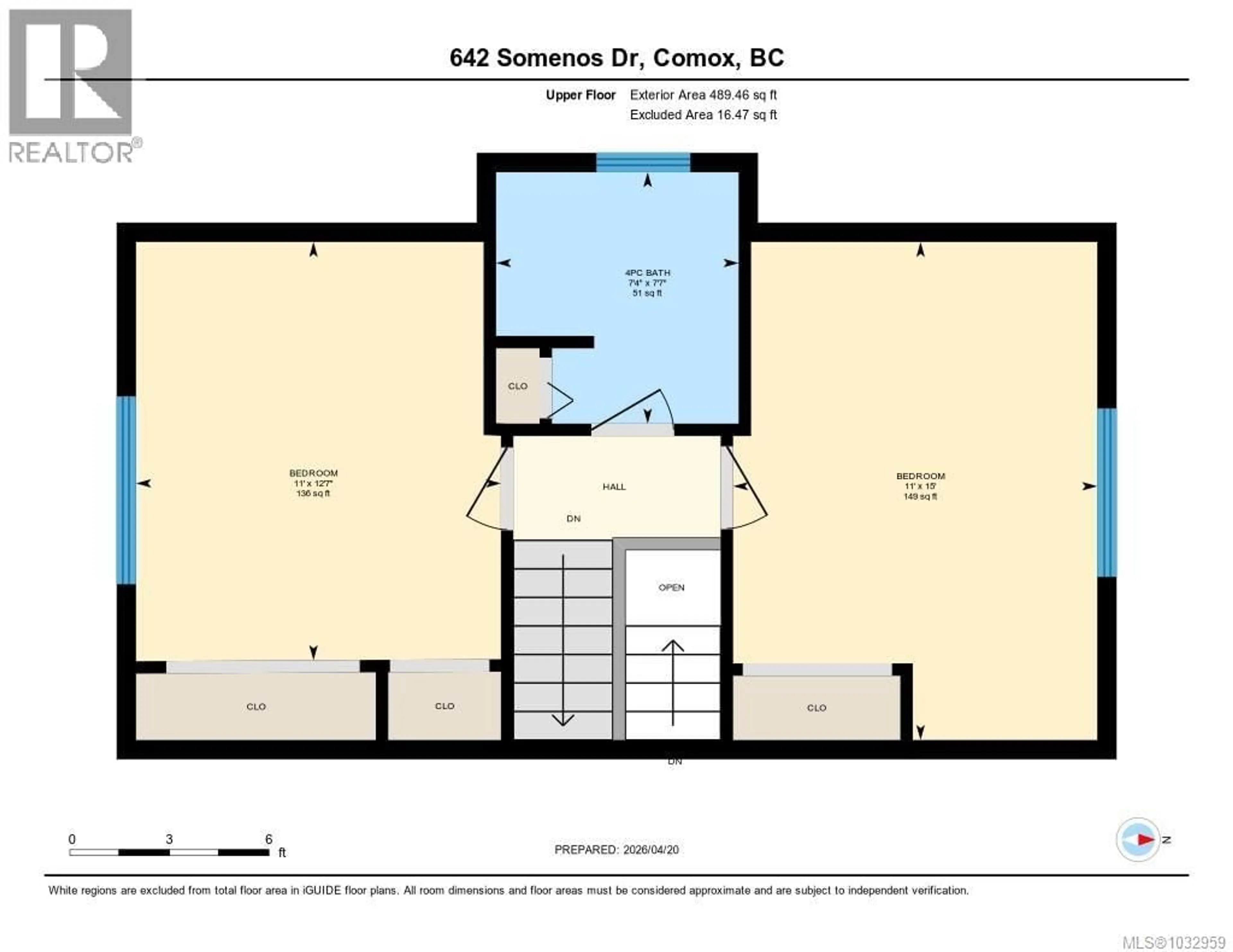 Floor plan for 642 SOMENOS DRIVE, Comox British Columbia V9M1B5