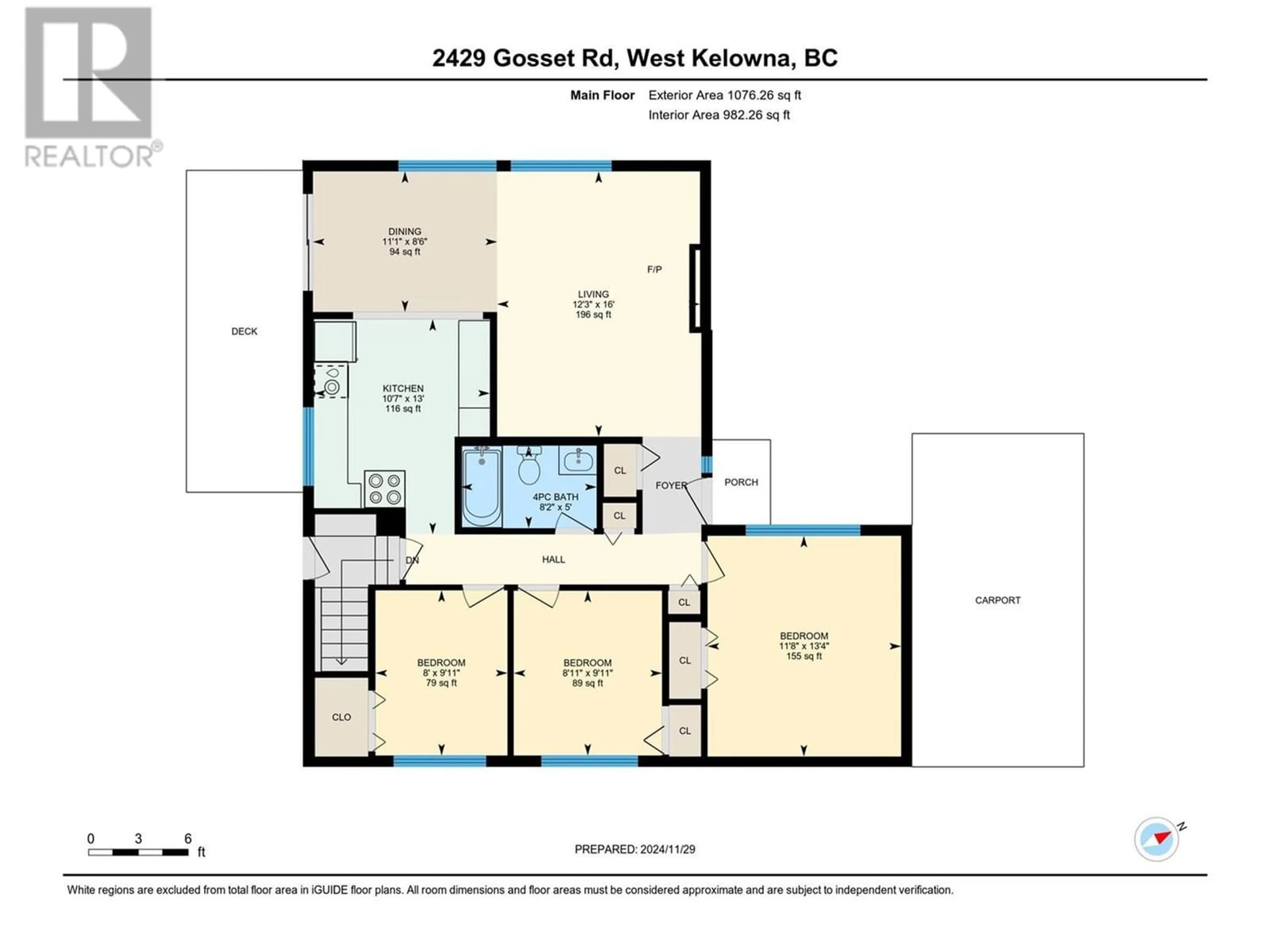 Floor plan for 2429 GOSSET ROAD, West Kelowna British Columbia V4T1P4