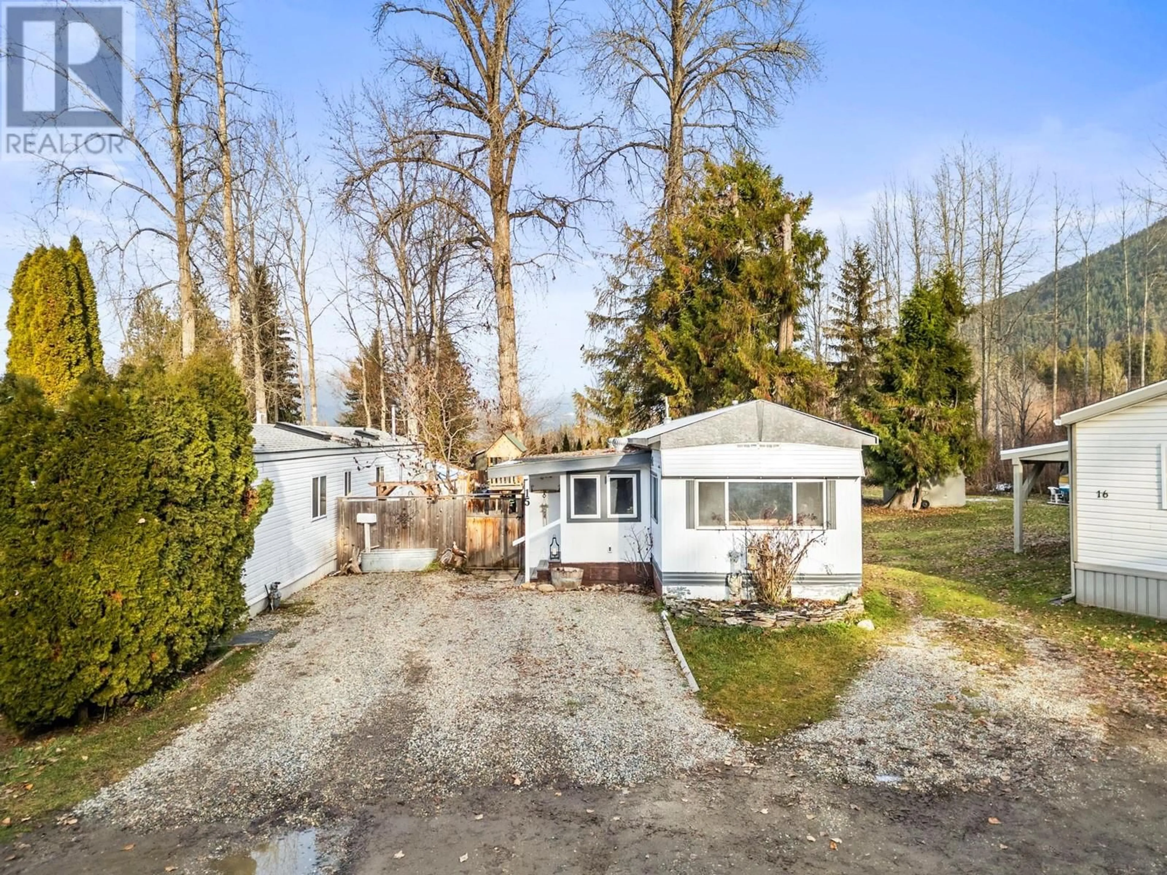 A pic from outside/outdoor area/front of a property/back of a property/a pic from drone, street for 15 - 5080 20 AVENUE NORTHEAST, Salmon Arm British Columbia V1E1C4