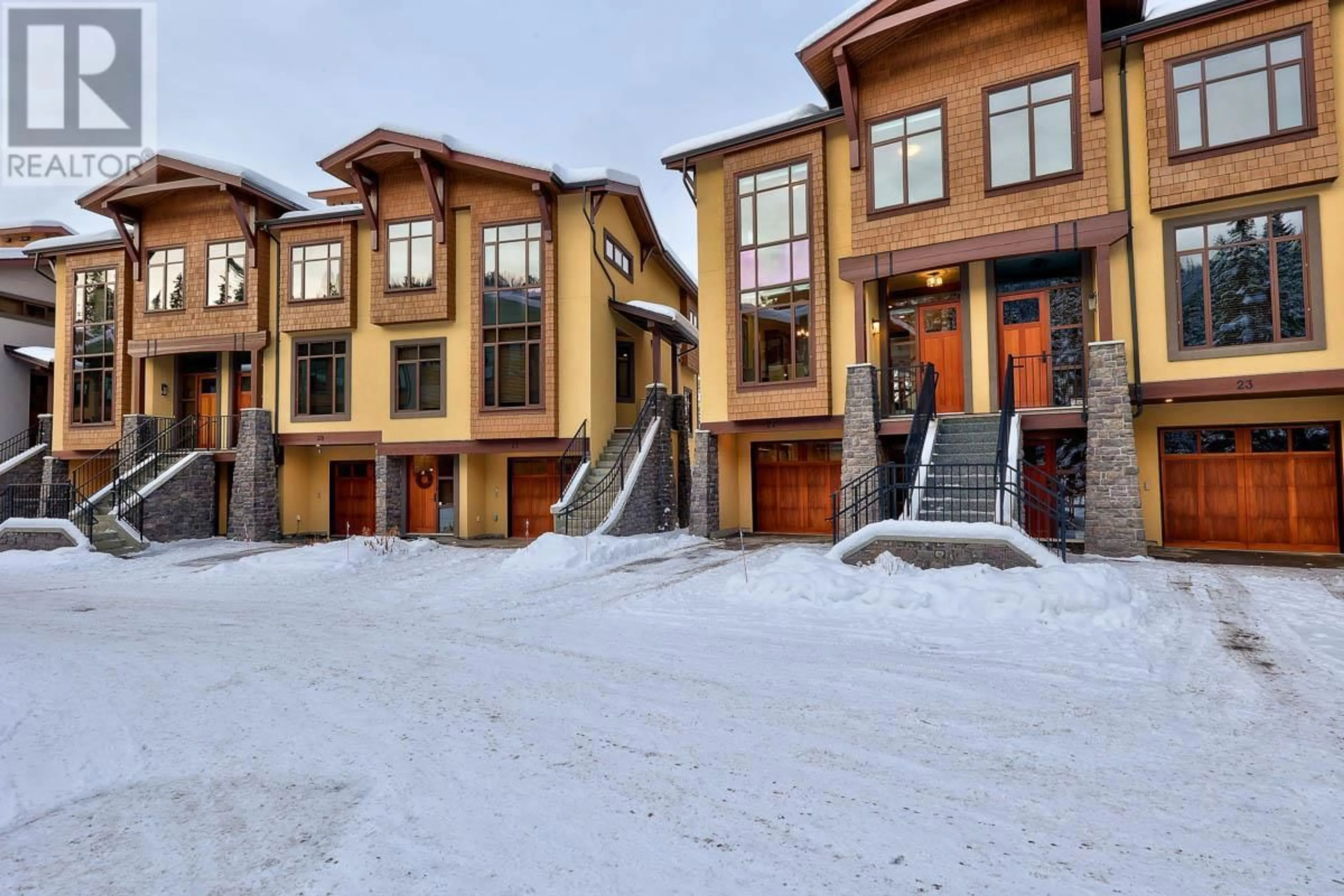 A pic from exterior of the house or condo, the street view for 3280 Village Way Unit# 22, Sun Peaks British Columbia V0E5N0