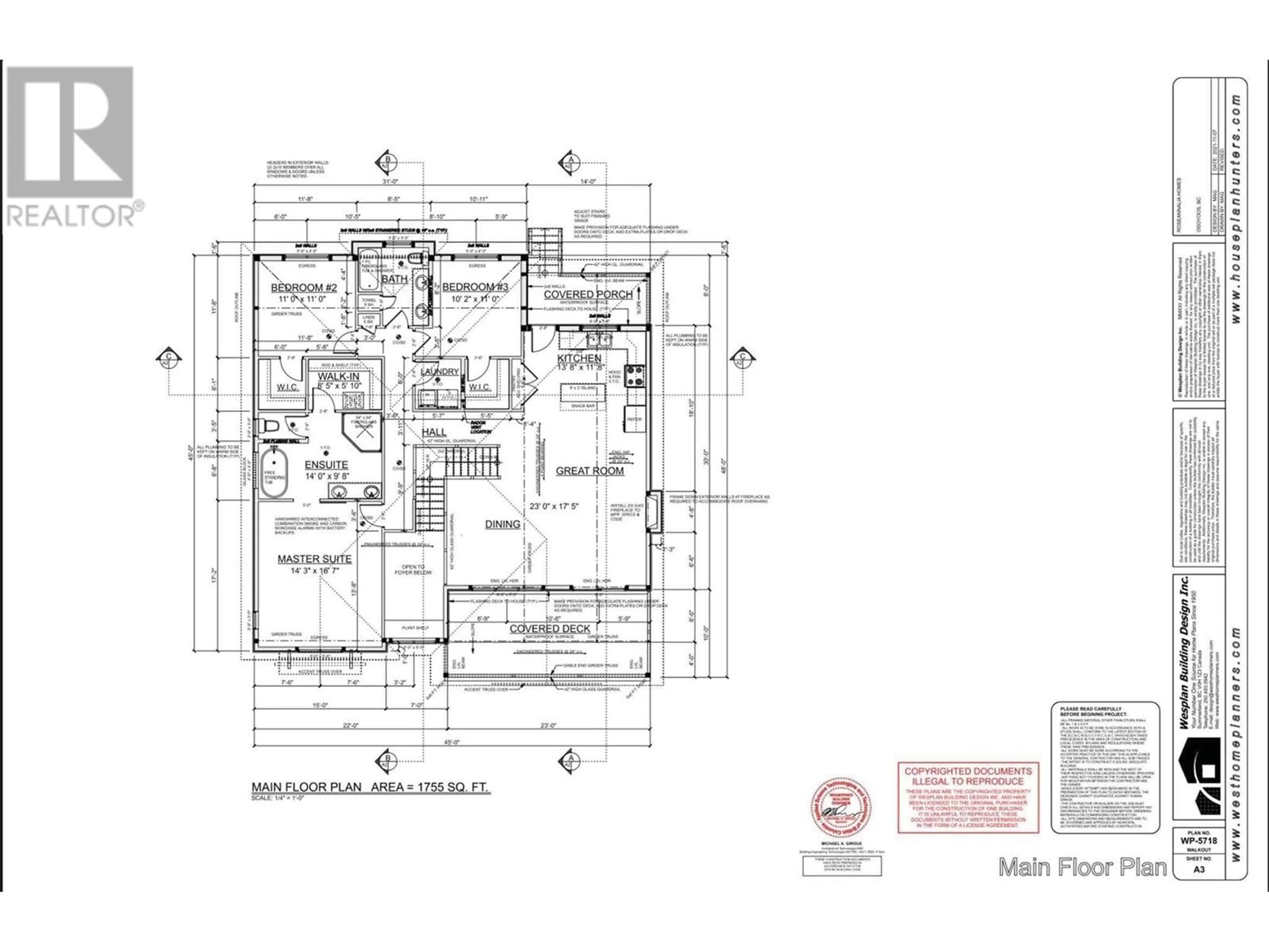 Floor plan for 9 Hibiscus Court, Osoyoos British Columbia V0H1V1