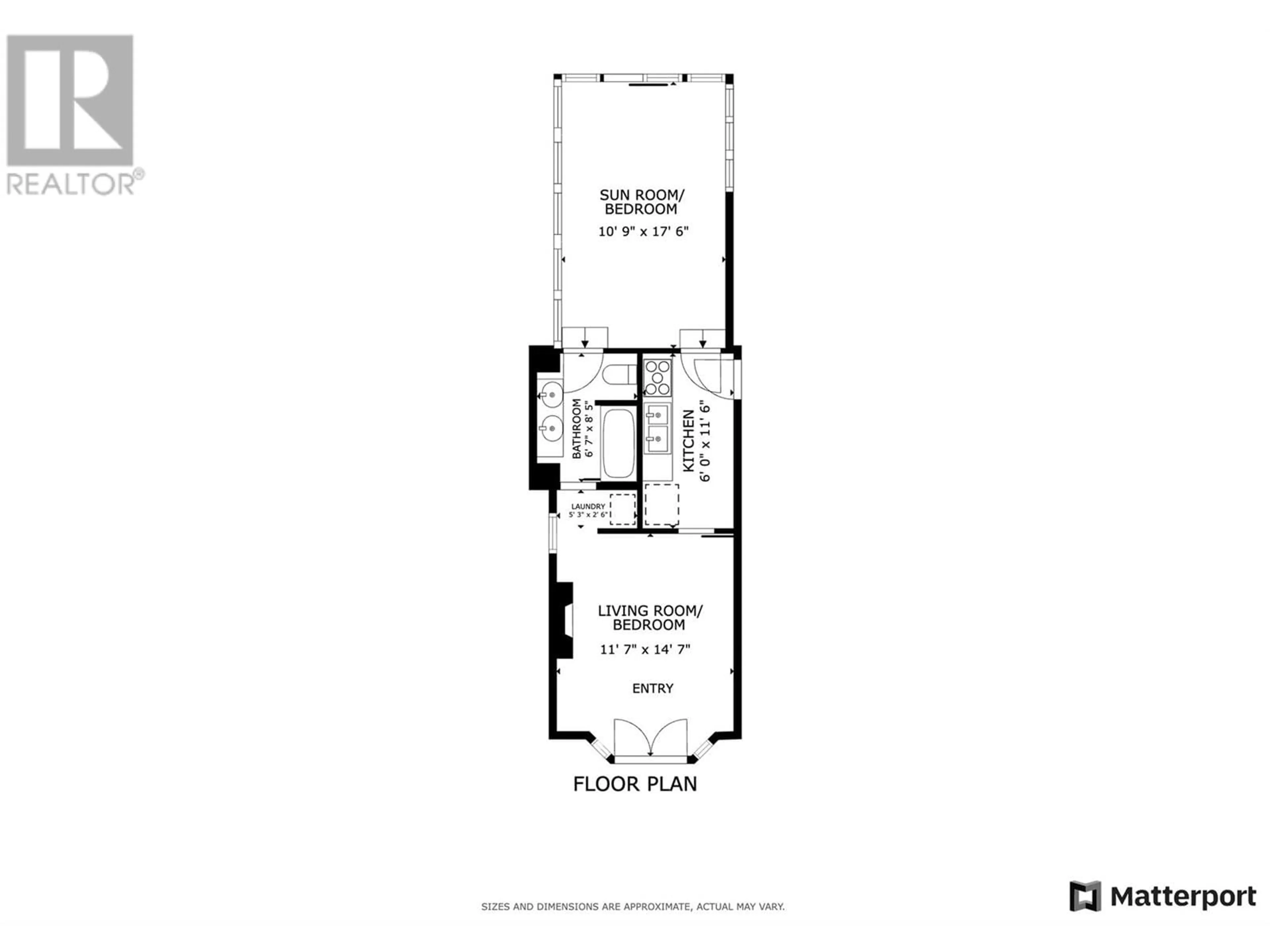 Floor plan for 3556 Athalmer Road, Kelowna British Columbia V1W3Y5