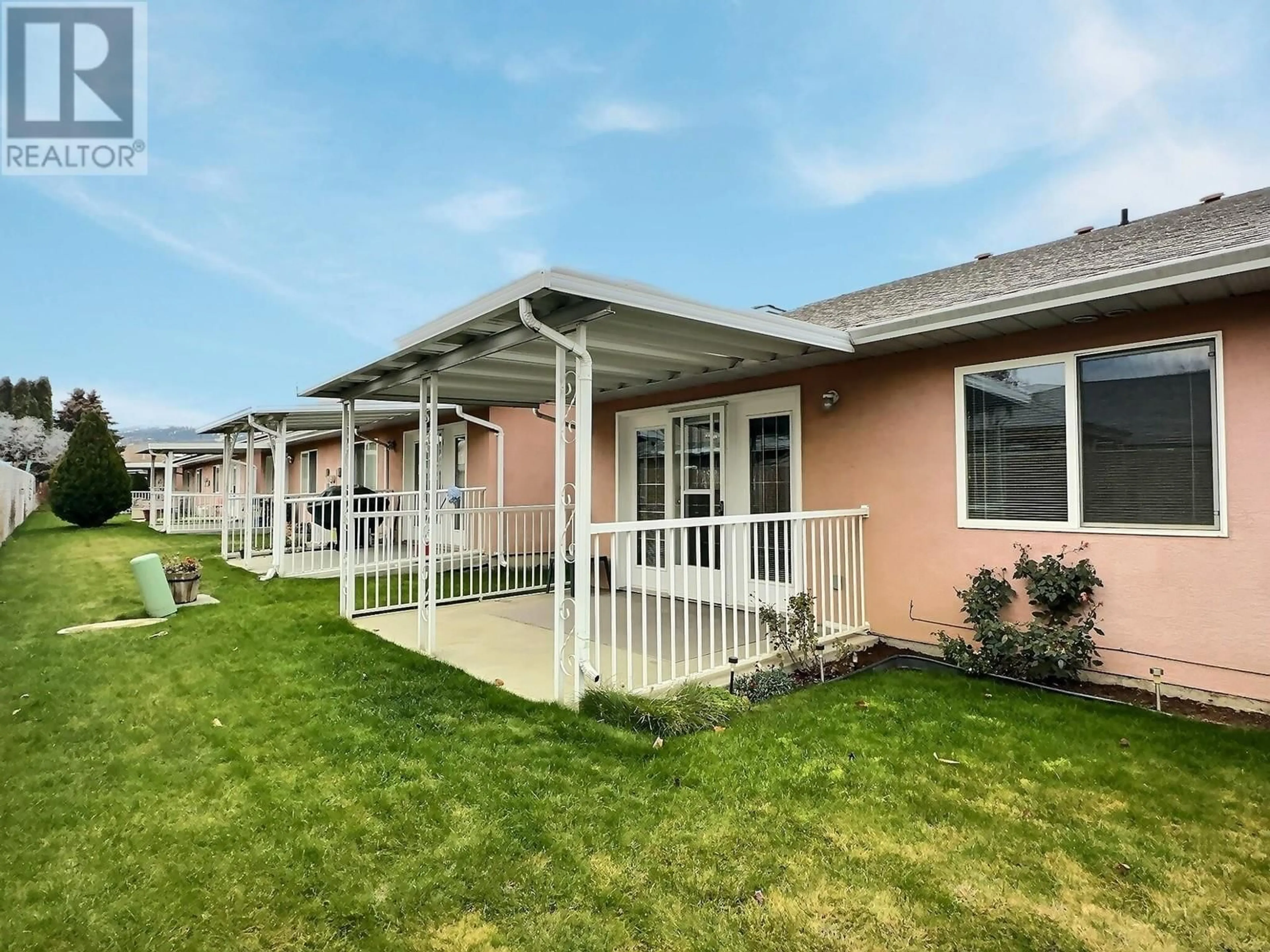 Patio, the fenced backyard for 1285 14th street Street Unit# 12, Kamloops British Columbia V2B8K9