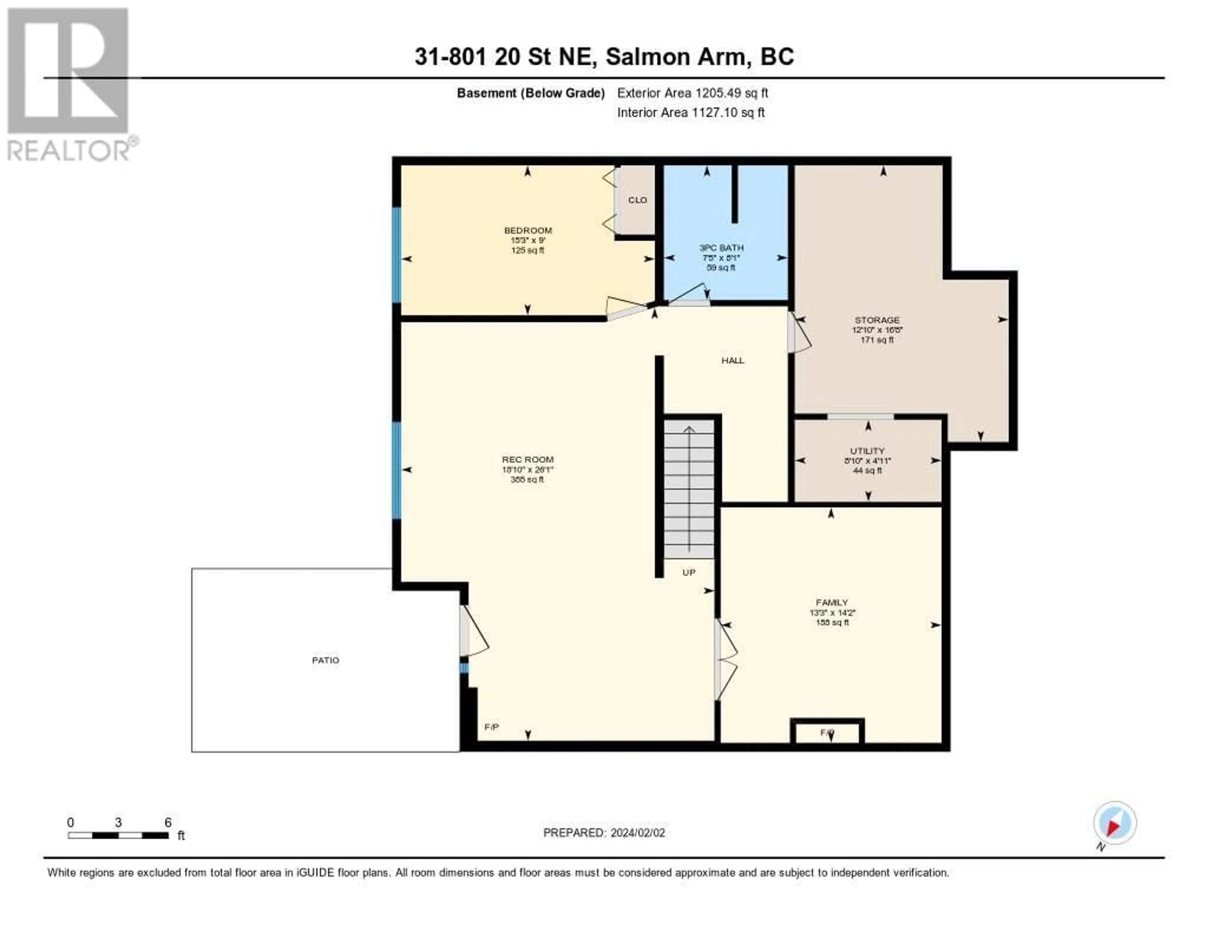 Floor plan for 801 20 Street NE Unit# 31 Lot# 31, Salmon Arm British Columbia