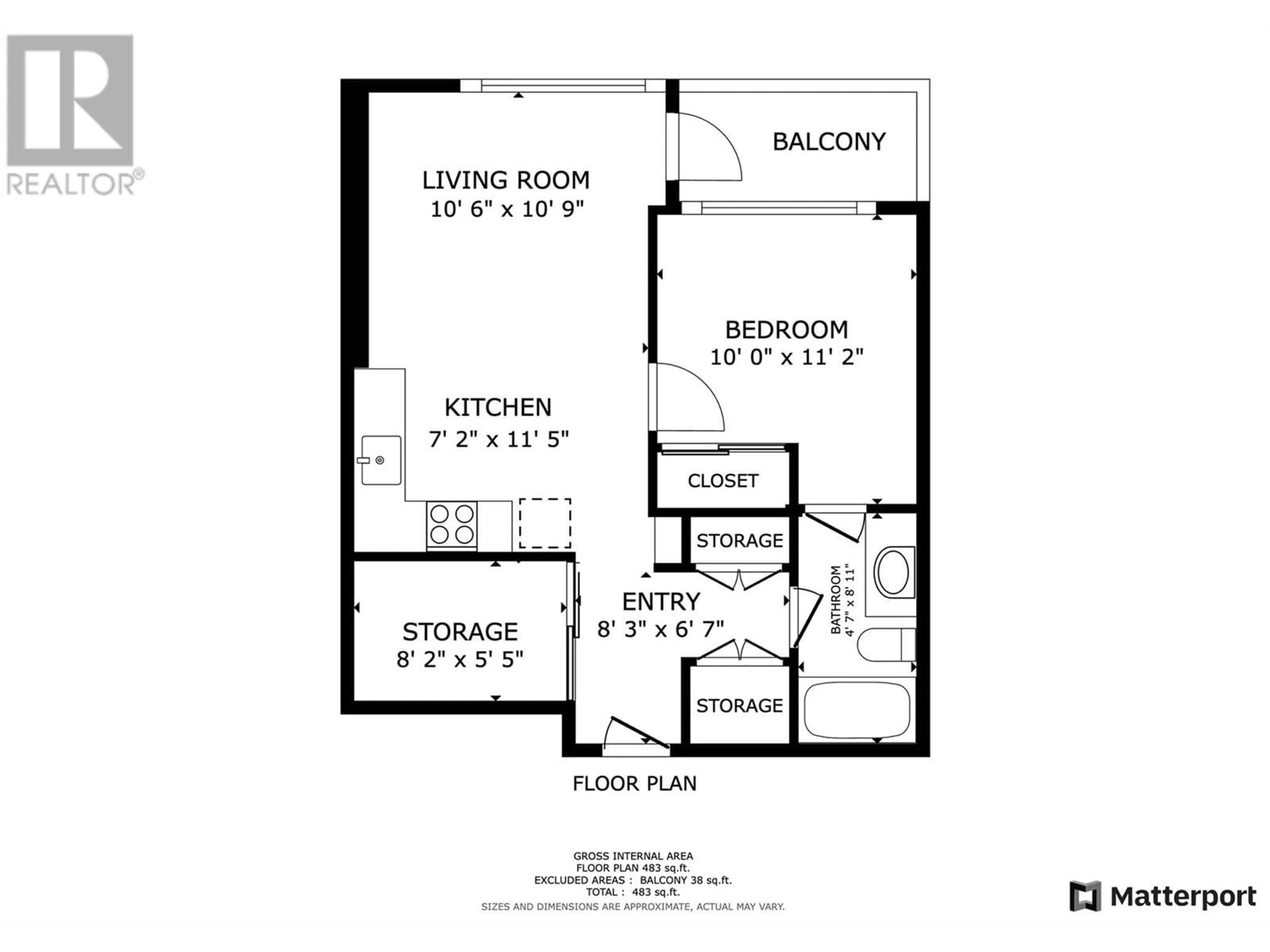 Floor plan for 1488 Bertram Street Unit# 1603, Kelowna British Columbia V1Y6P2