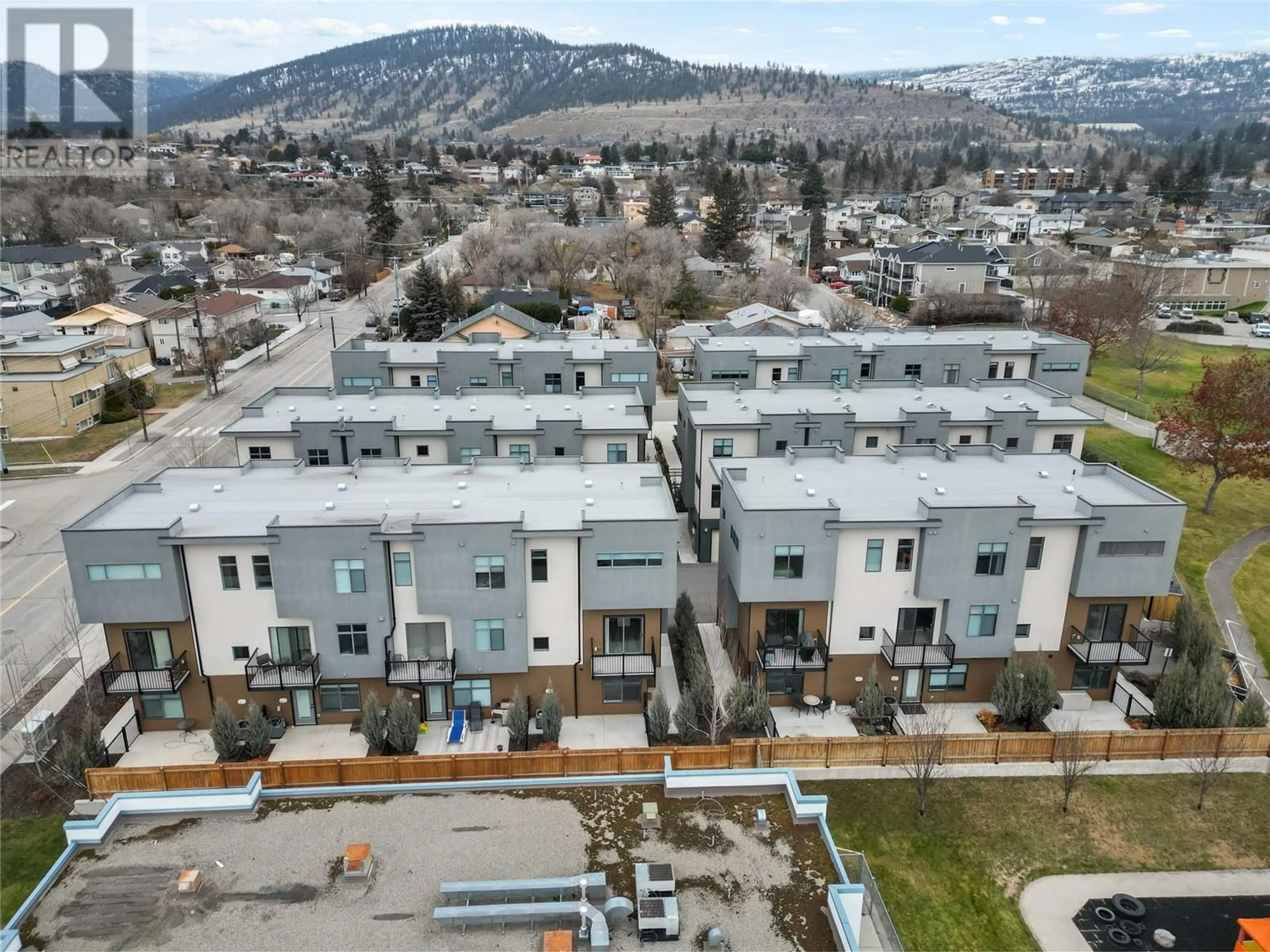 A pic from exterior of the house or condo, the front or back of building for 388 Eckhardt Avenue Unit# 104, Penticton British Columbia V2A0C7