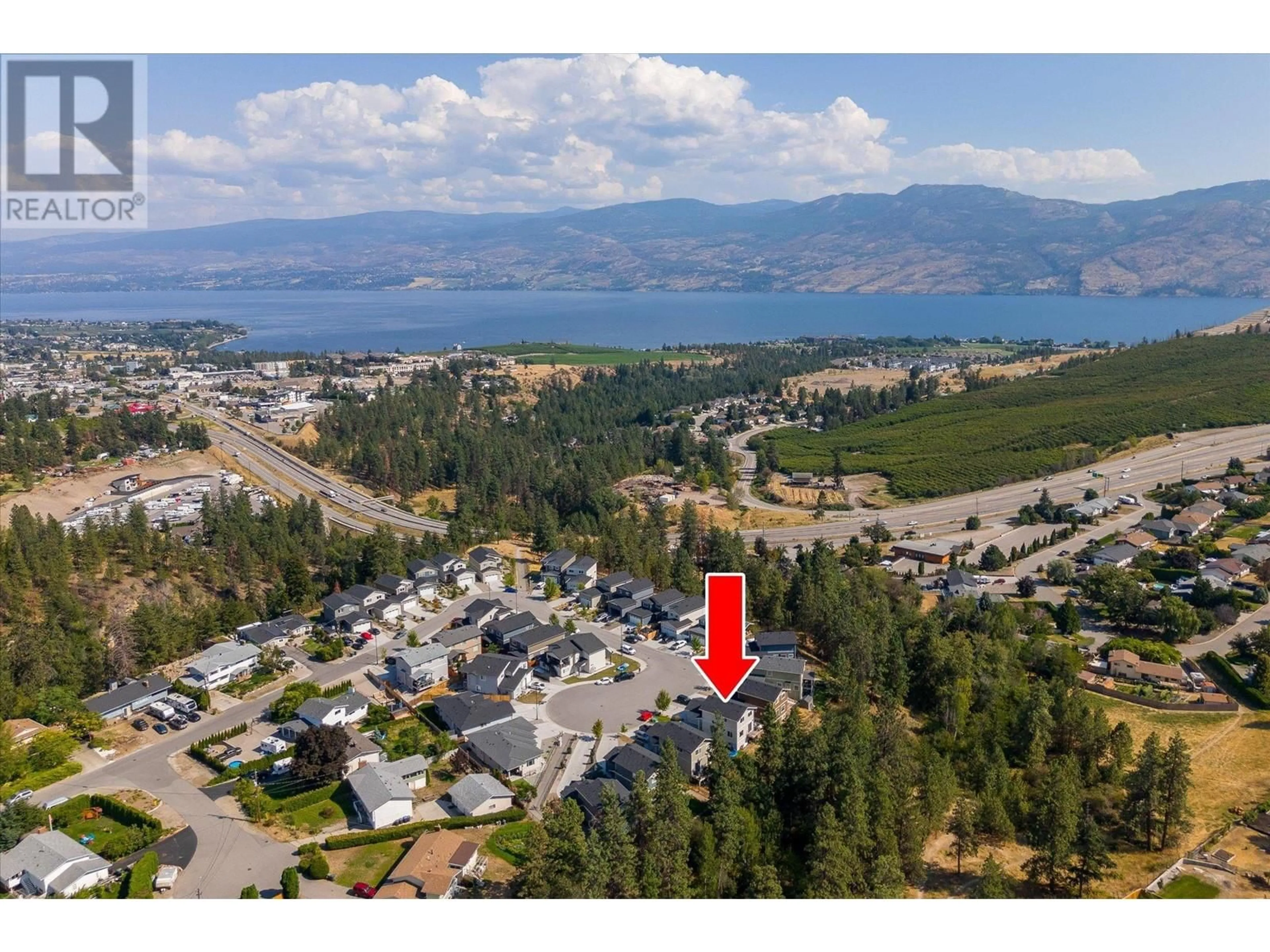 A pic from exterior of the house or condo, the street view for 3737 Inverness Road, West Kelowna British Columbia V4T3N2