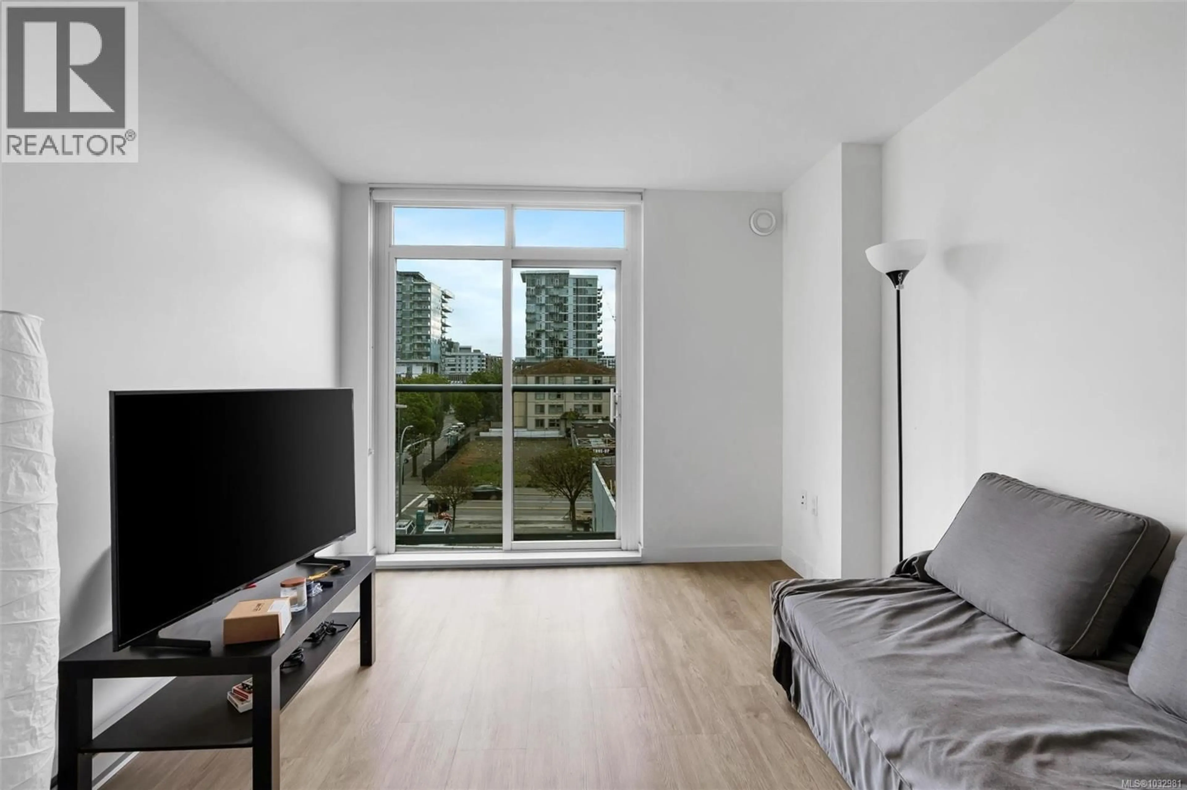 Living room with furniture, unknown for 503 - 845 JOHNSON STREET, Victoria British Columbia V8W0G3
