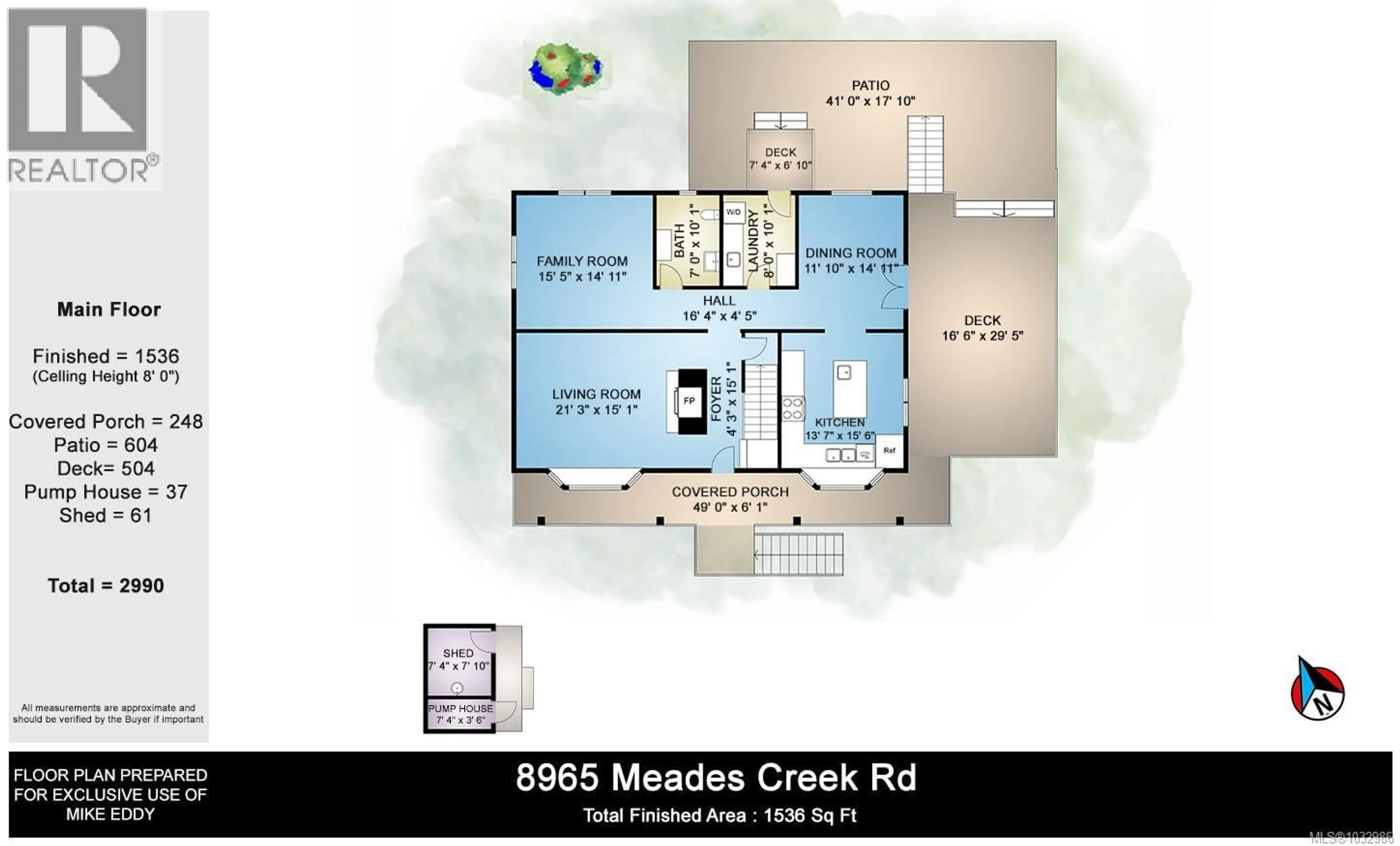 Floor plan for 8965 MEADES CREEK ROAD, Lake Cowichan British Columbia V0R2G0
