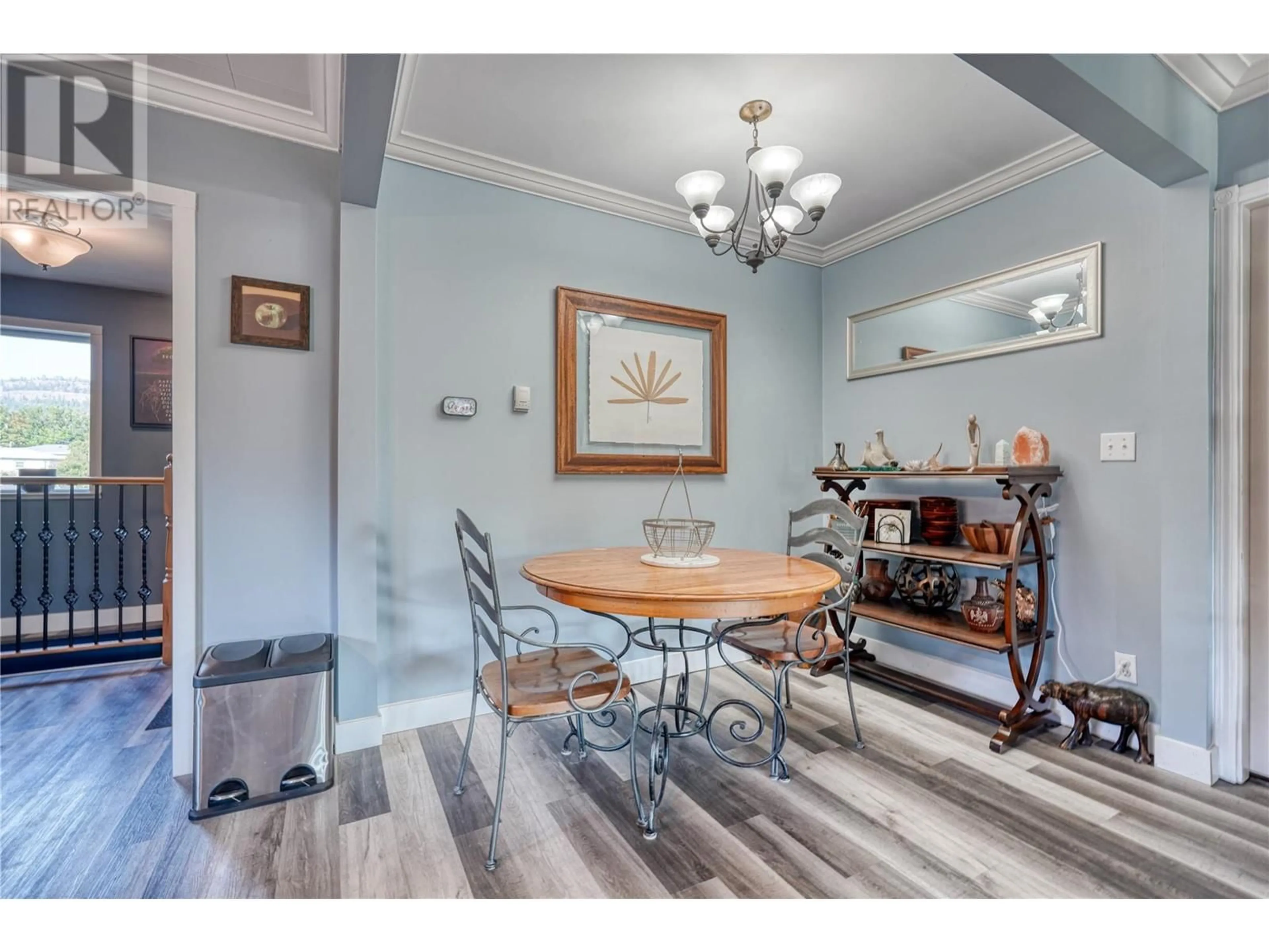 Dining room, wood floors for 15612 Sargeant Lane, Summerland British Columbia V0H1Z3