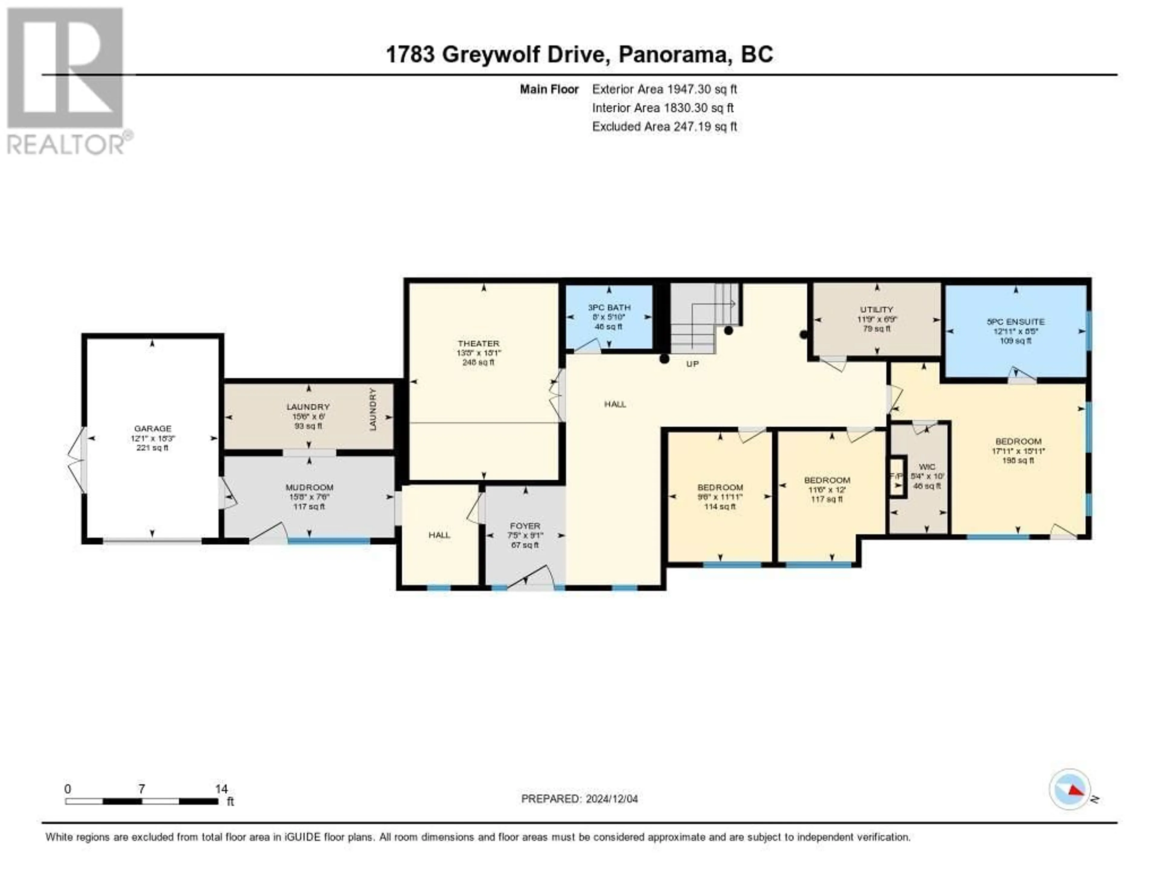 Floor plan for 1783 Greywolf Drive, Panorama British Columbia V0A1T0