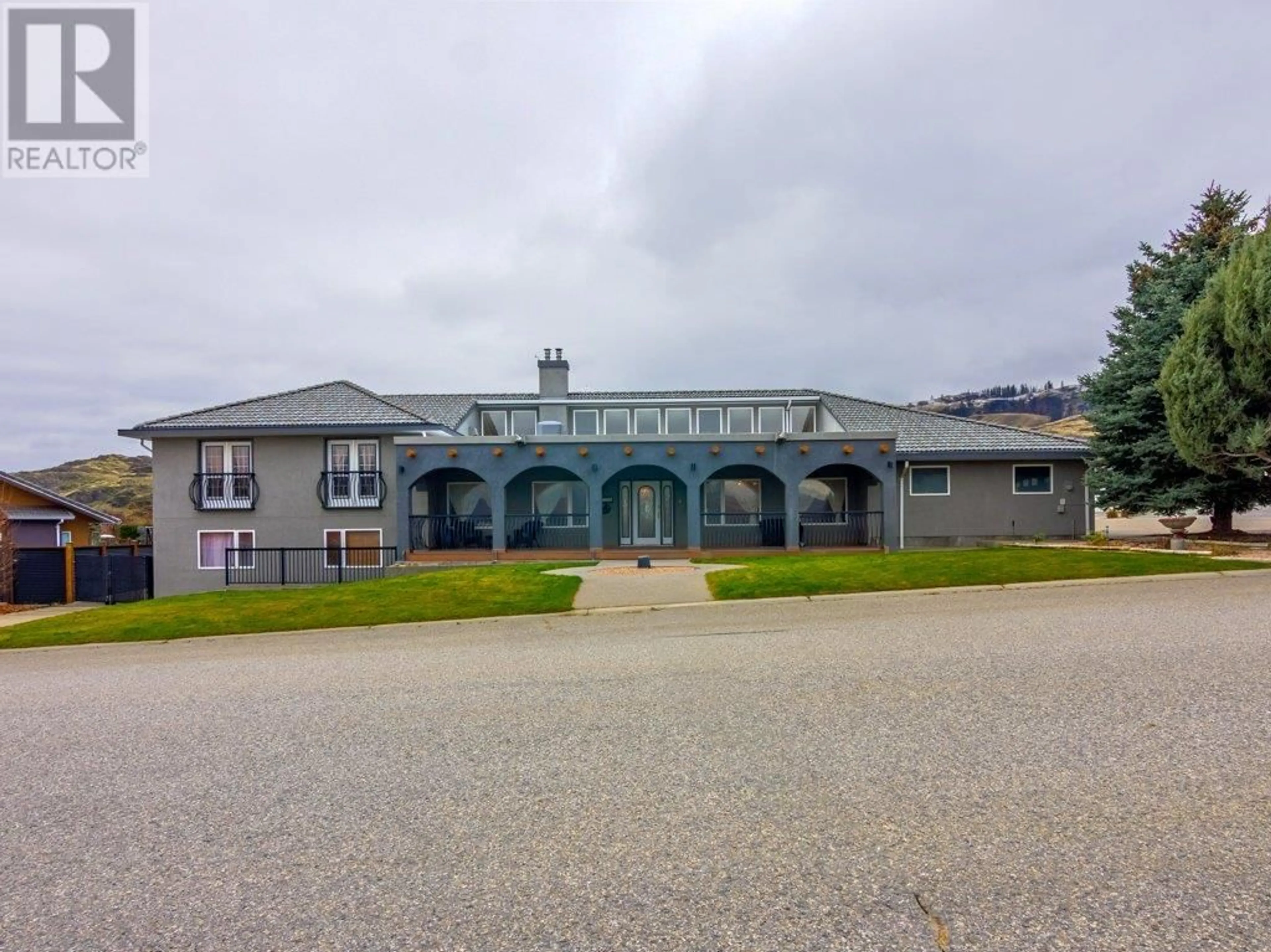 A pic from outside/outdoor area/front of a property/back of a property/a pic from drone, building for 11710 Olympic View Drive, Osoyoos British Columbia V0H1H4