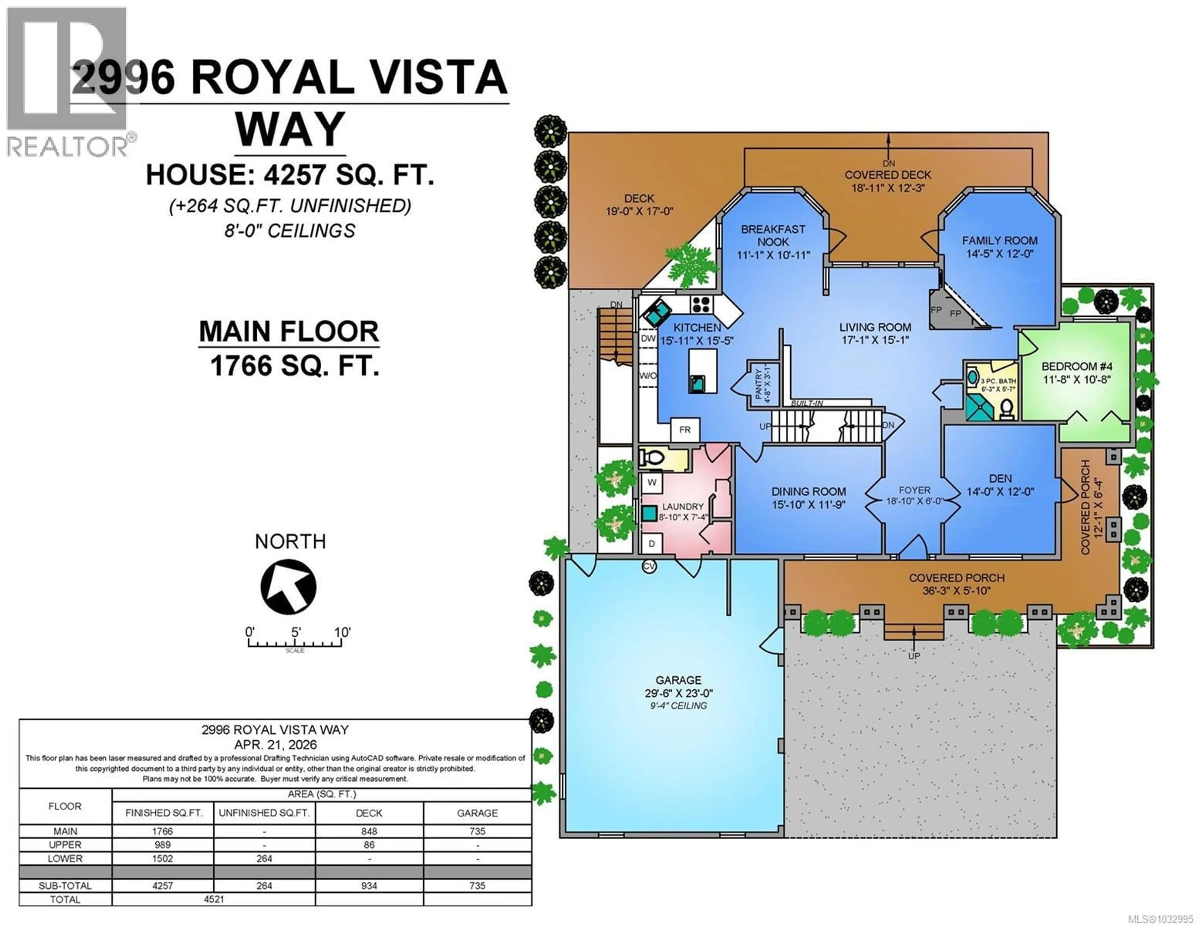 Floor plan for 2996 ROYAL VISTA WAY, Courtenay British Columbia V9N9X3