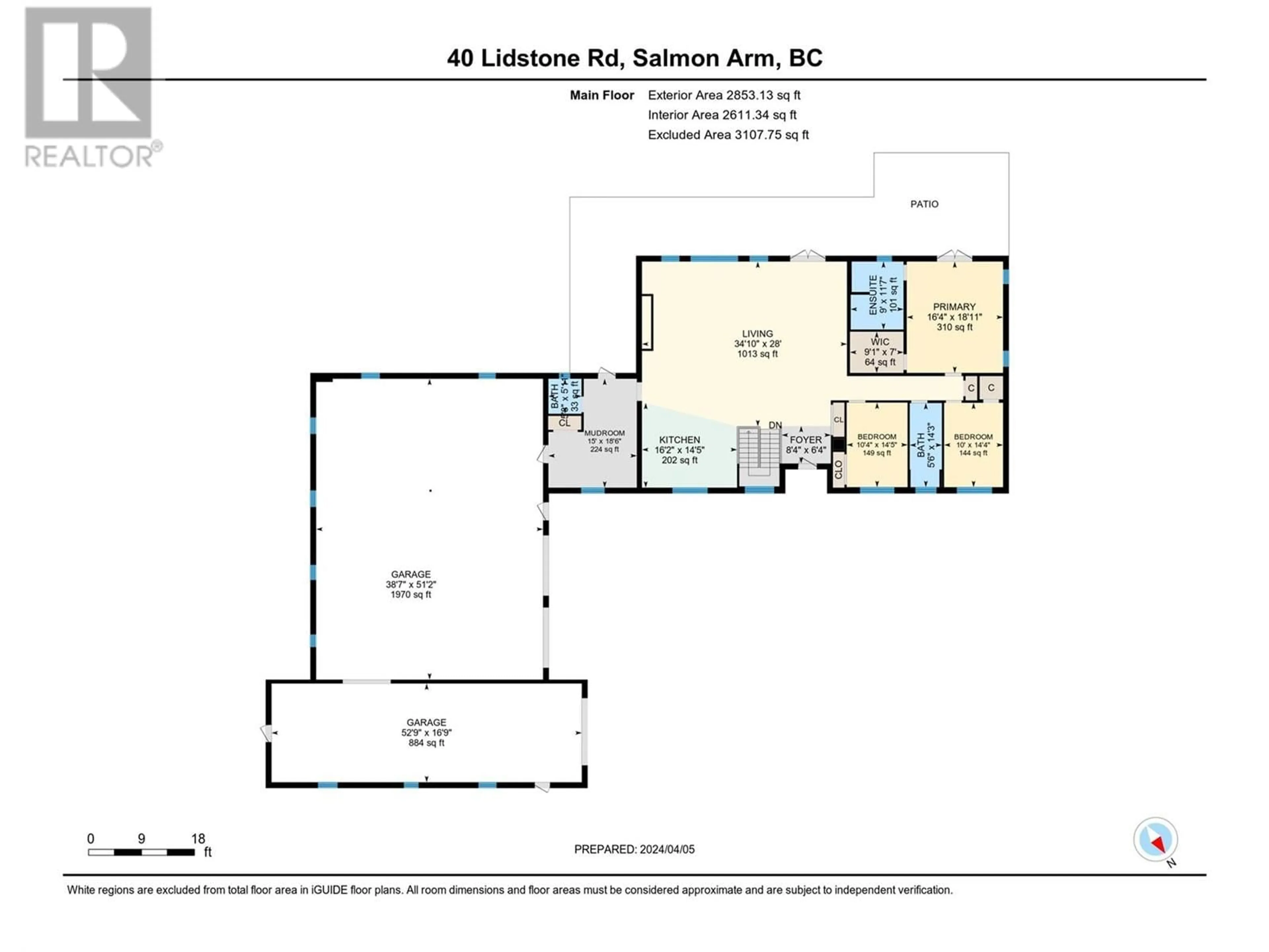 Floor plan for 40 LIDSTONE ROAD, Salmon Arm British Columbia V1E2Y1