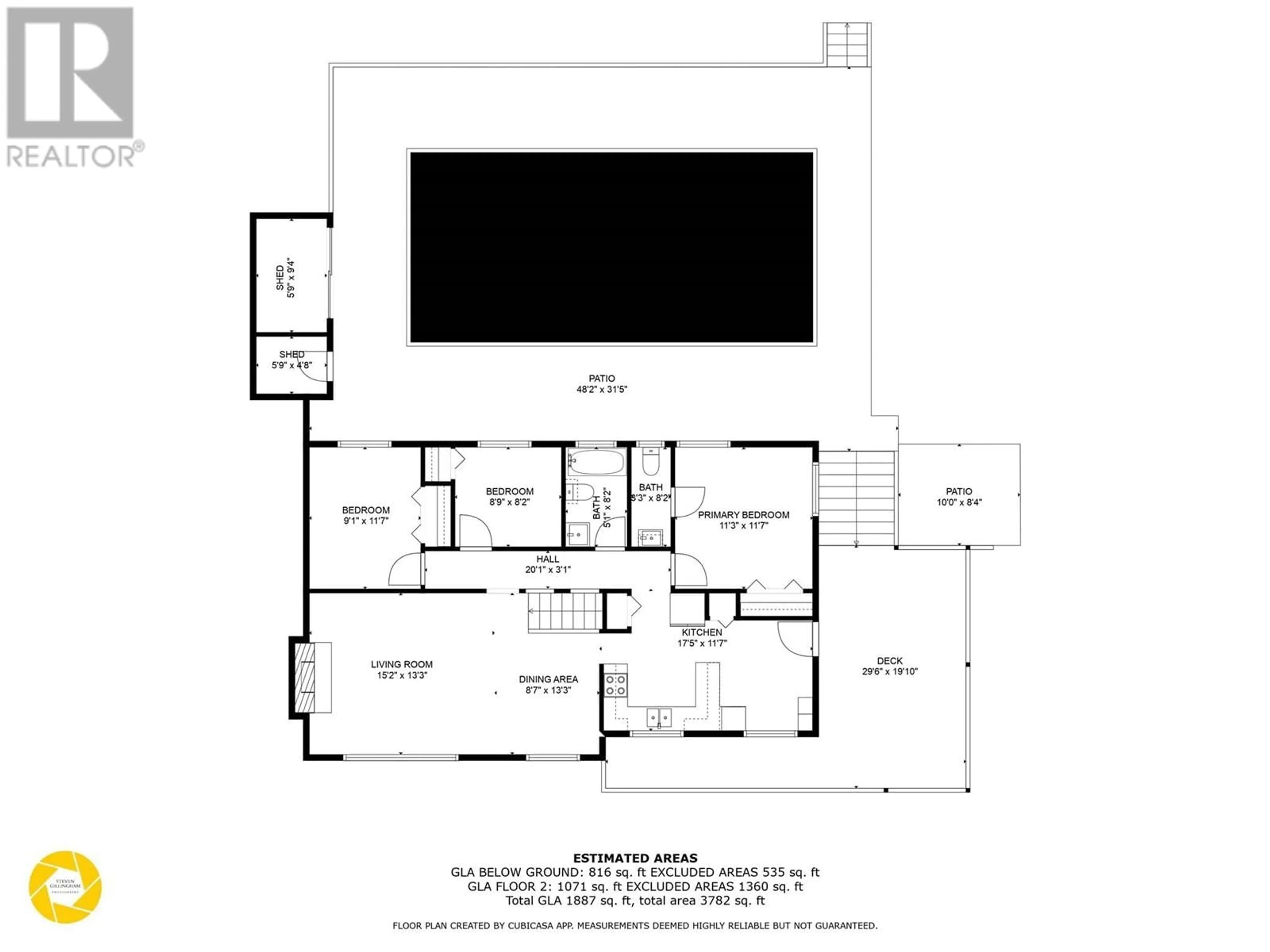 Floor plan for 2365 QU'APPELLE Boulevard, Kamloops British Columbia V2E1V7