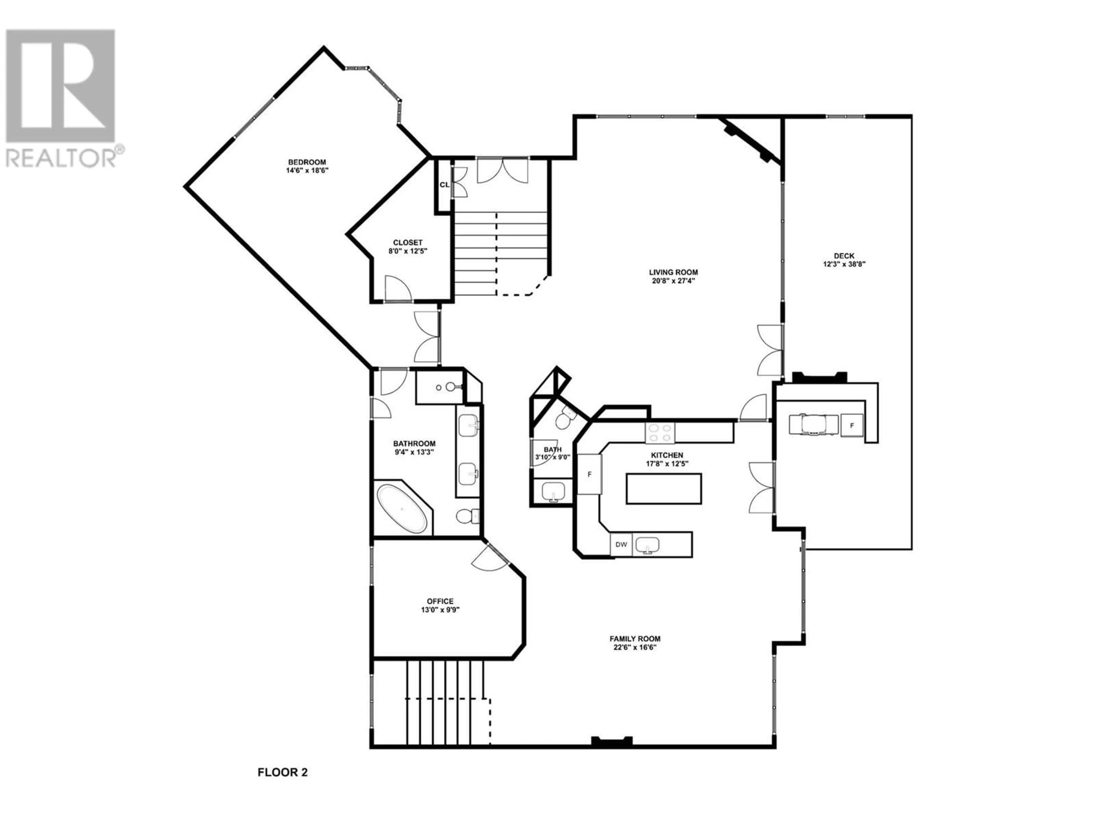 Floor plan for 765 Westpoint Drive, Kelowna British Columbia V1W2Z4