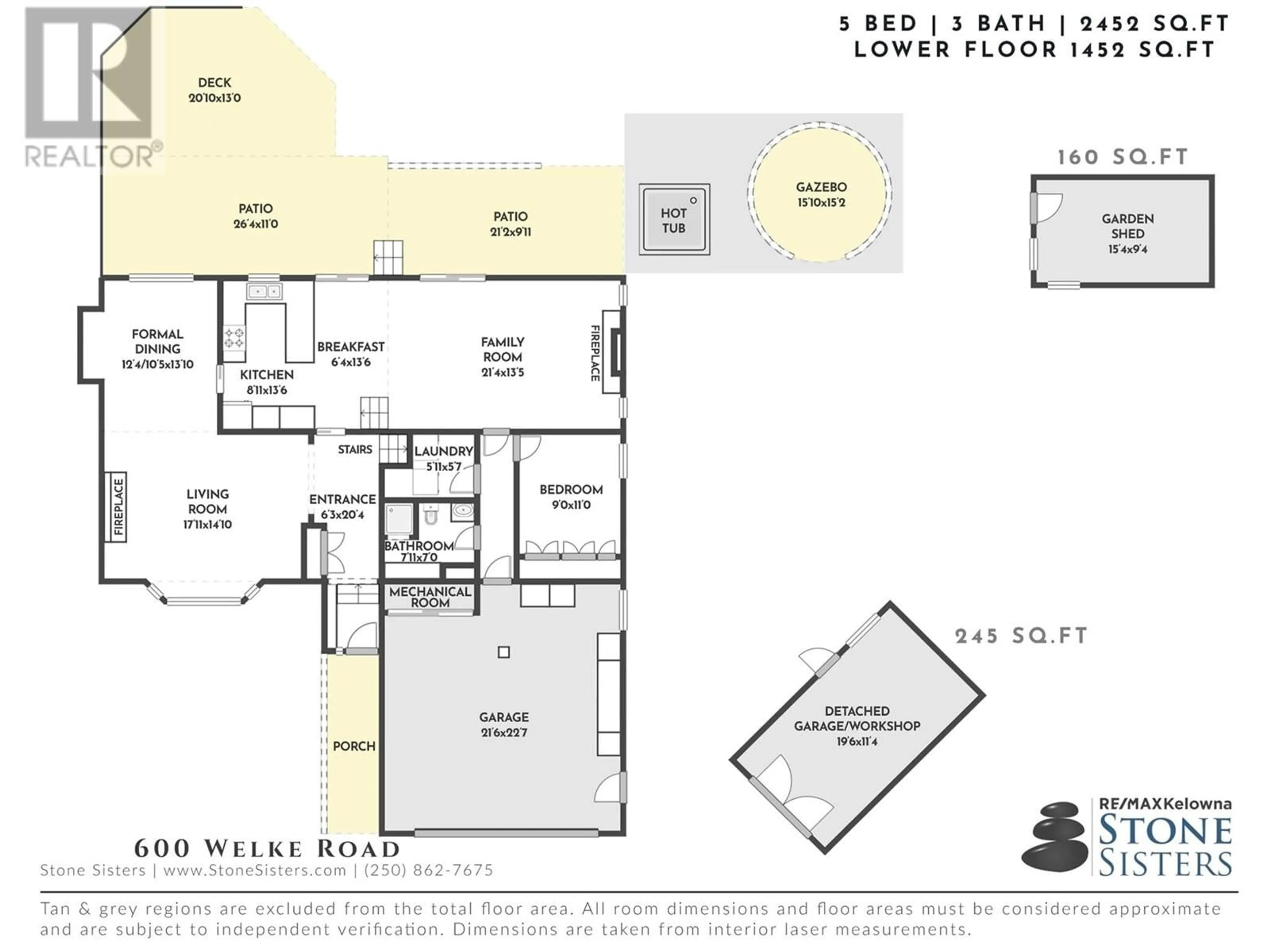 Floor plan for 600 Welke Road, Kelowna British Columbia V1W1A7