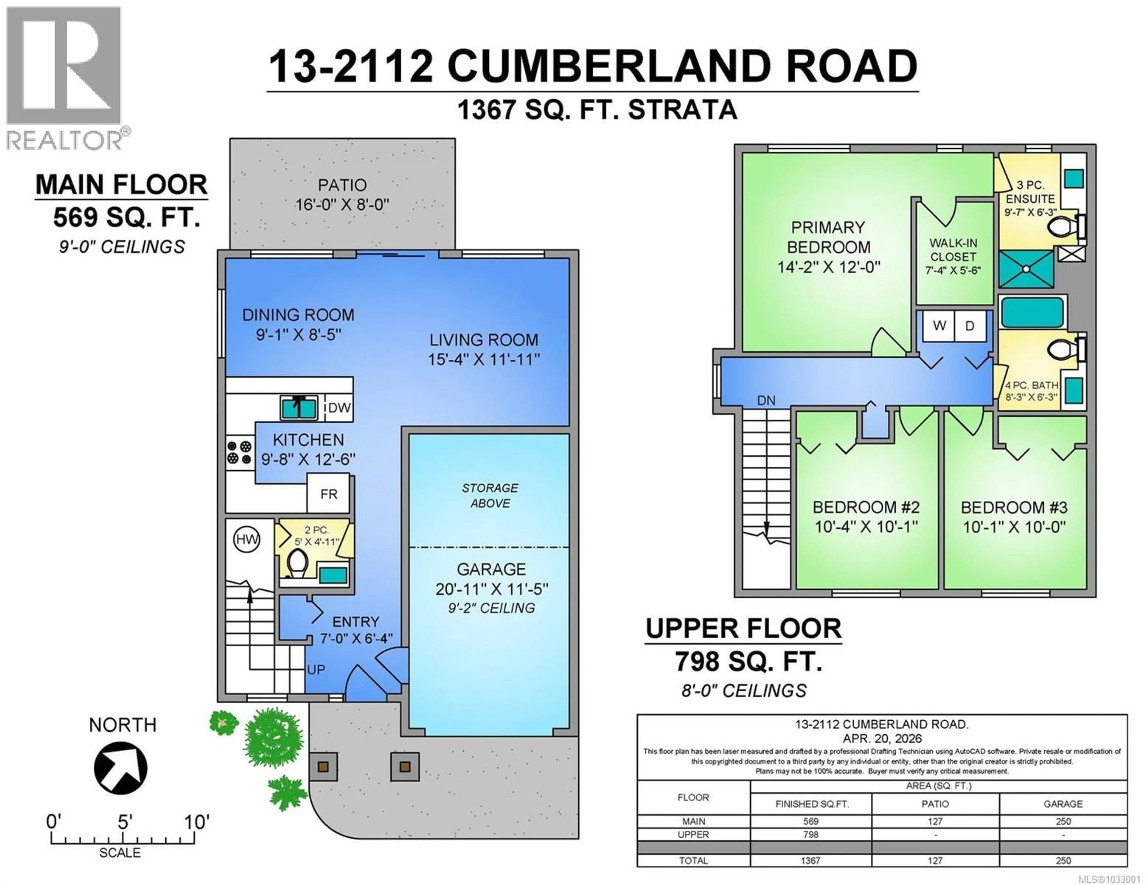 Floor plan for 13 - 2112 CUMBERLAND ROAD, Courtenay British Columbia V9N2E9